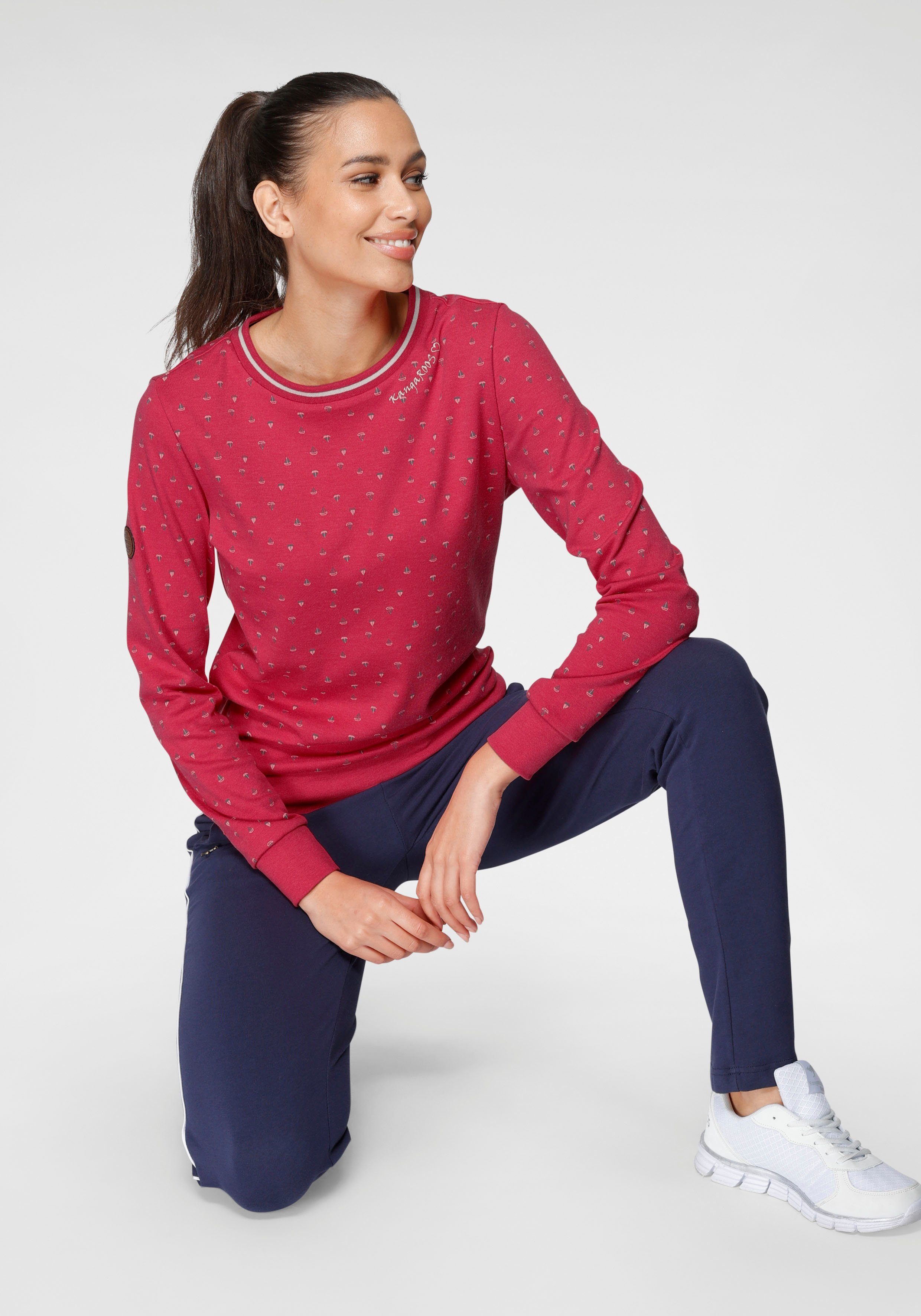 KangaROOS Jogpants met contraststrepen opzij
