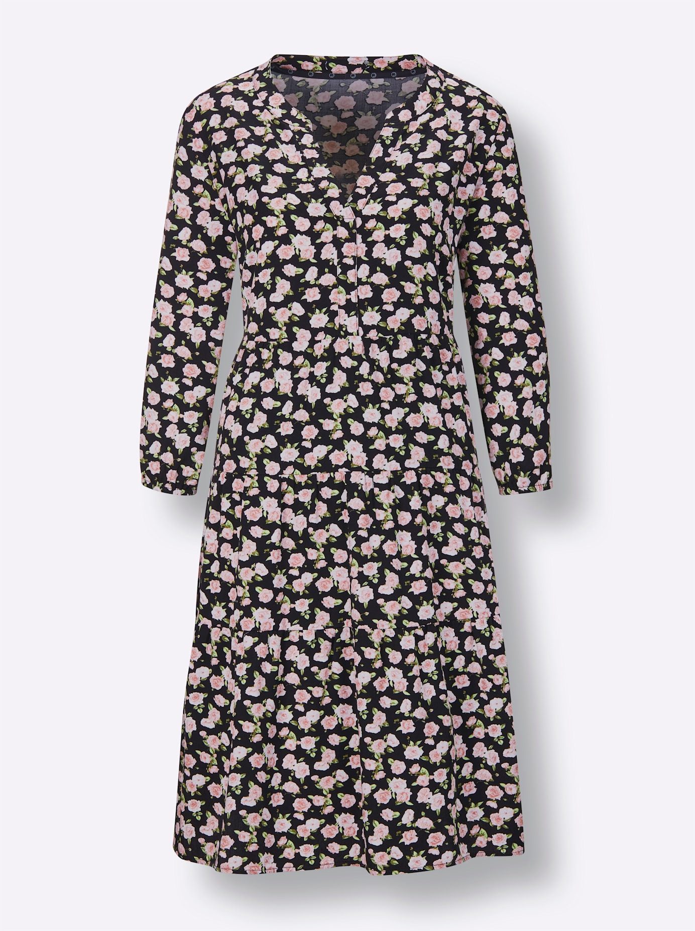 CREATION L PREMIUM Gedessineerde jurk Modal-jurk