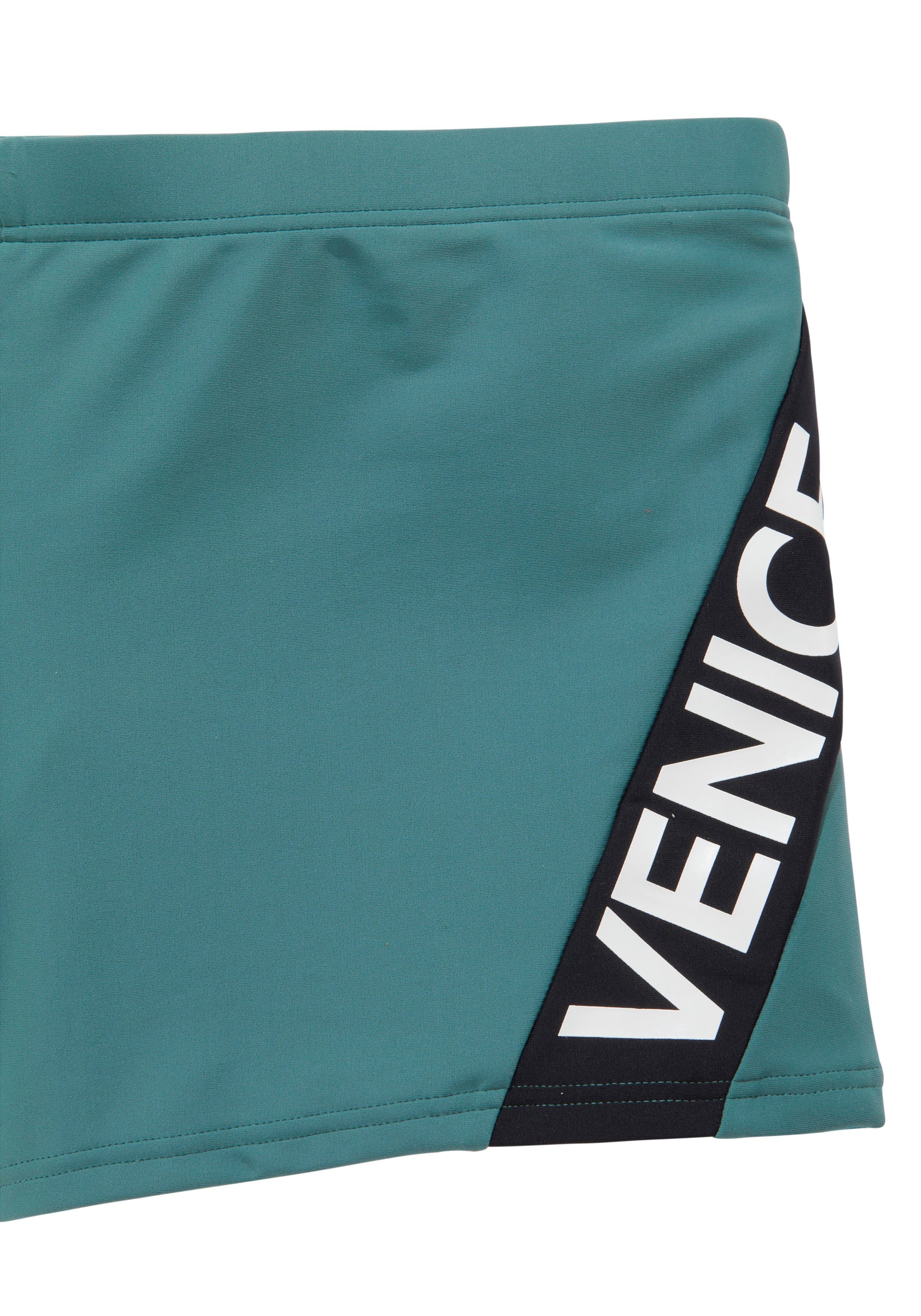 Venice Beach Zwemboxer met logo-opschrift