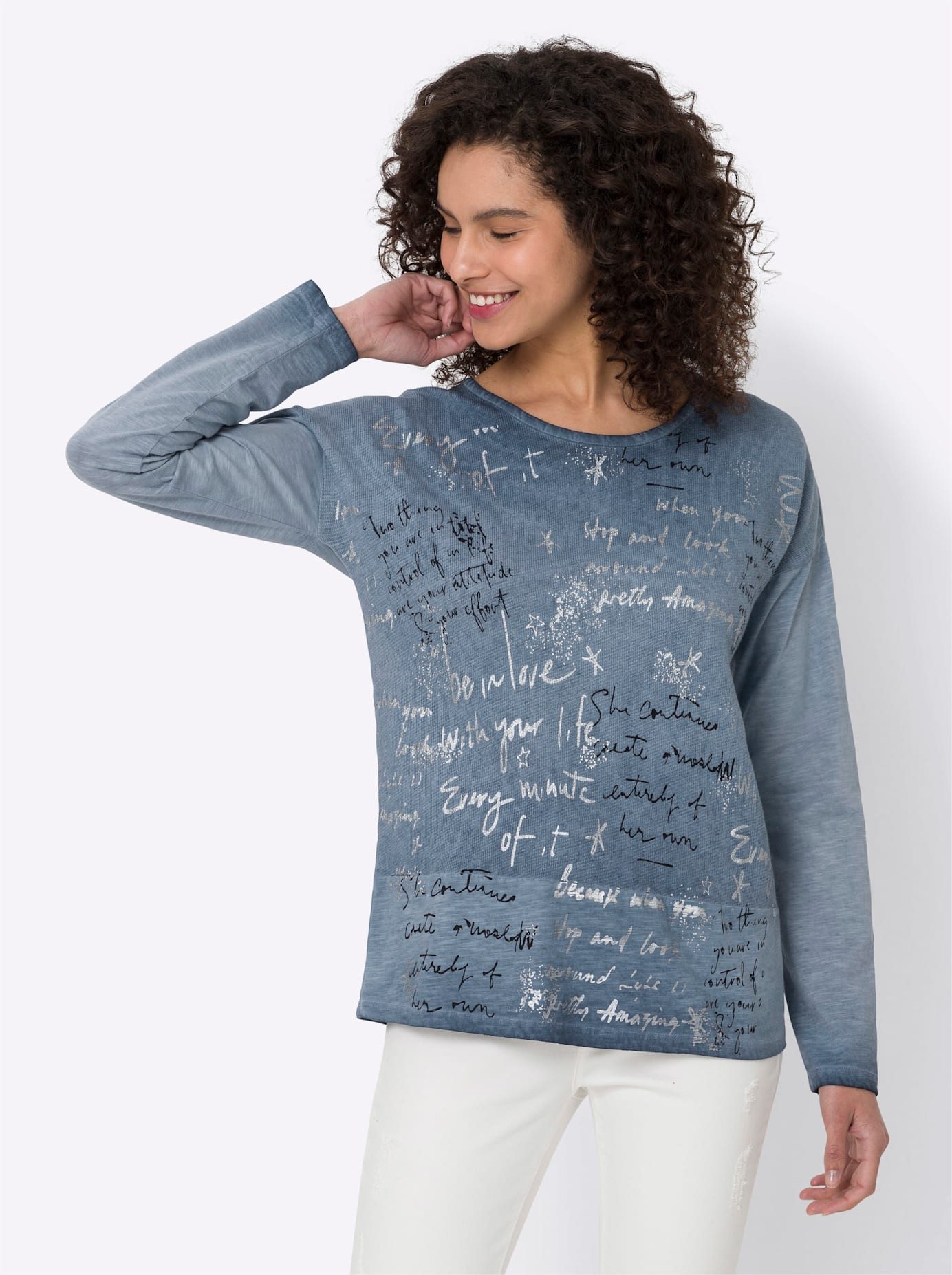 heine Shirt met lange mouwen Shirt (1-delig)