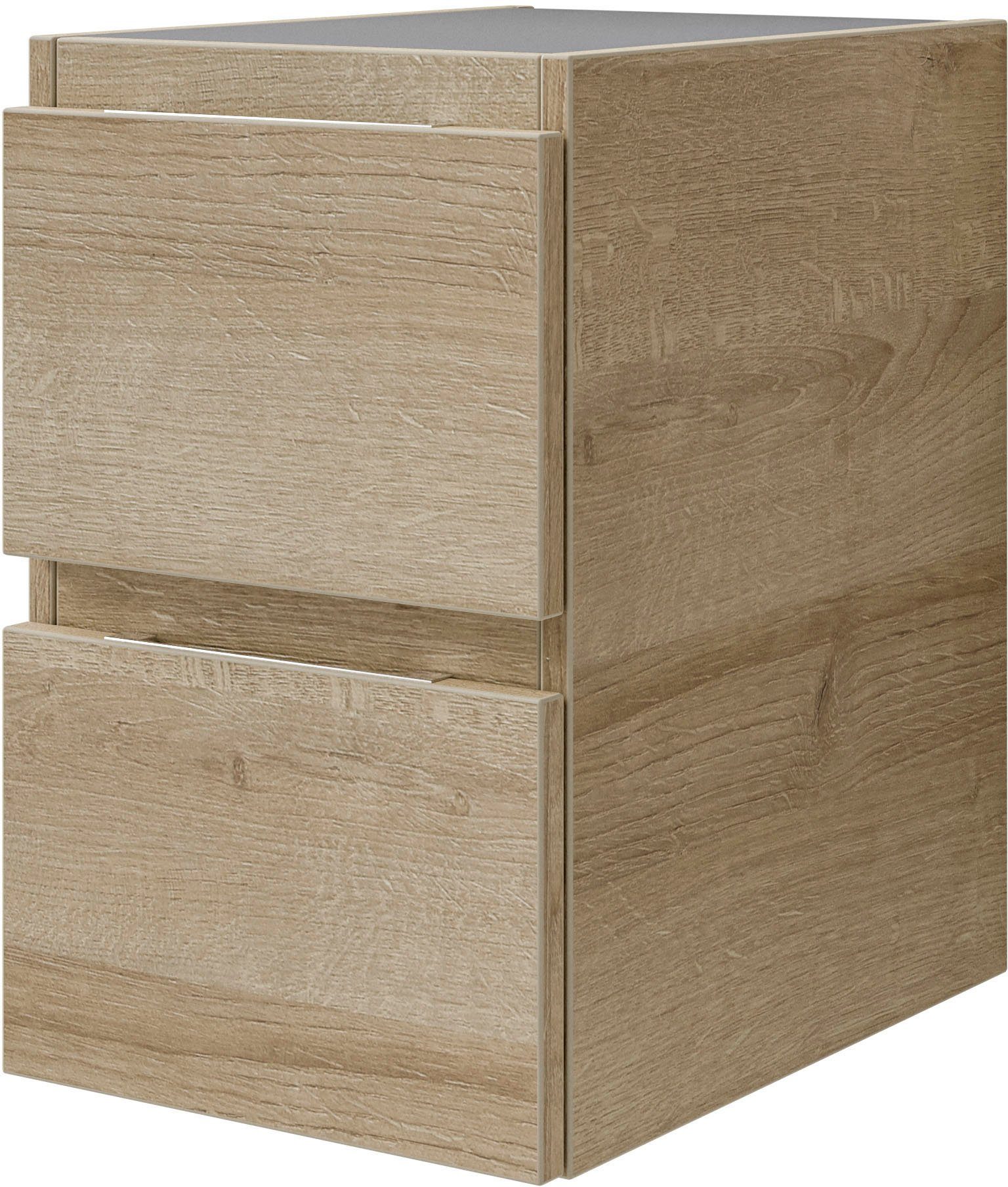 Saphir Wastafelonderkast Serie 4035 keramieken opzetwasbak met onderkast, 118 cm breed
