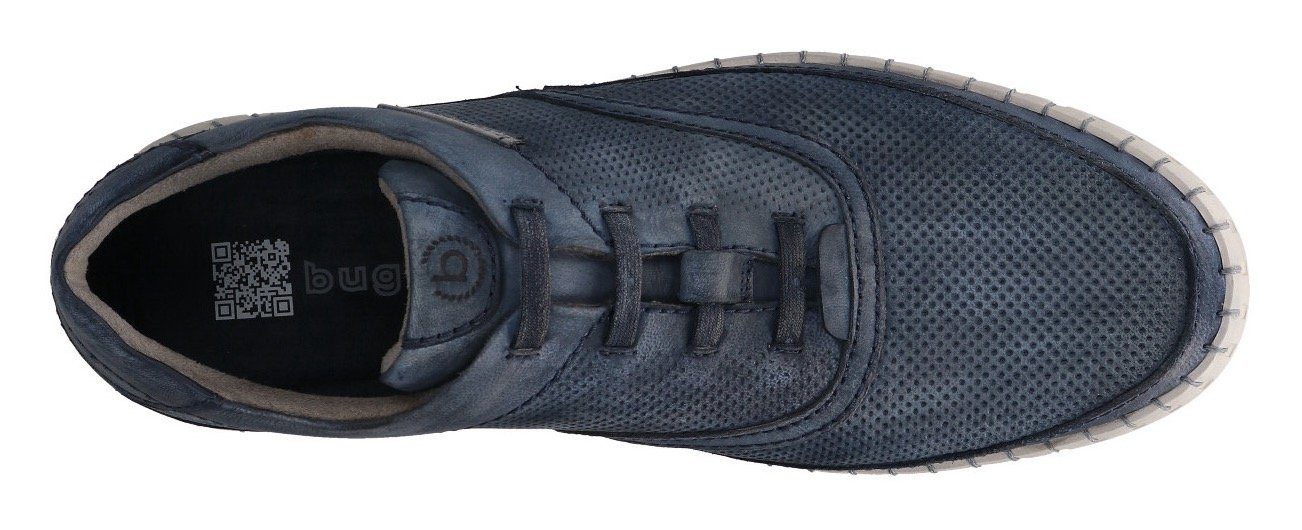 Bugatti Slip-on sneakers Zomerschoen, slipper, loafer met perforatie