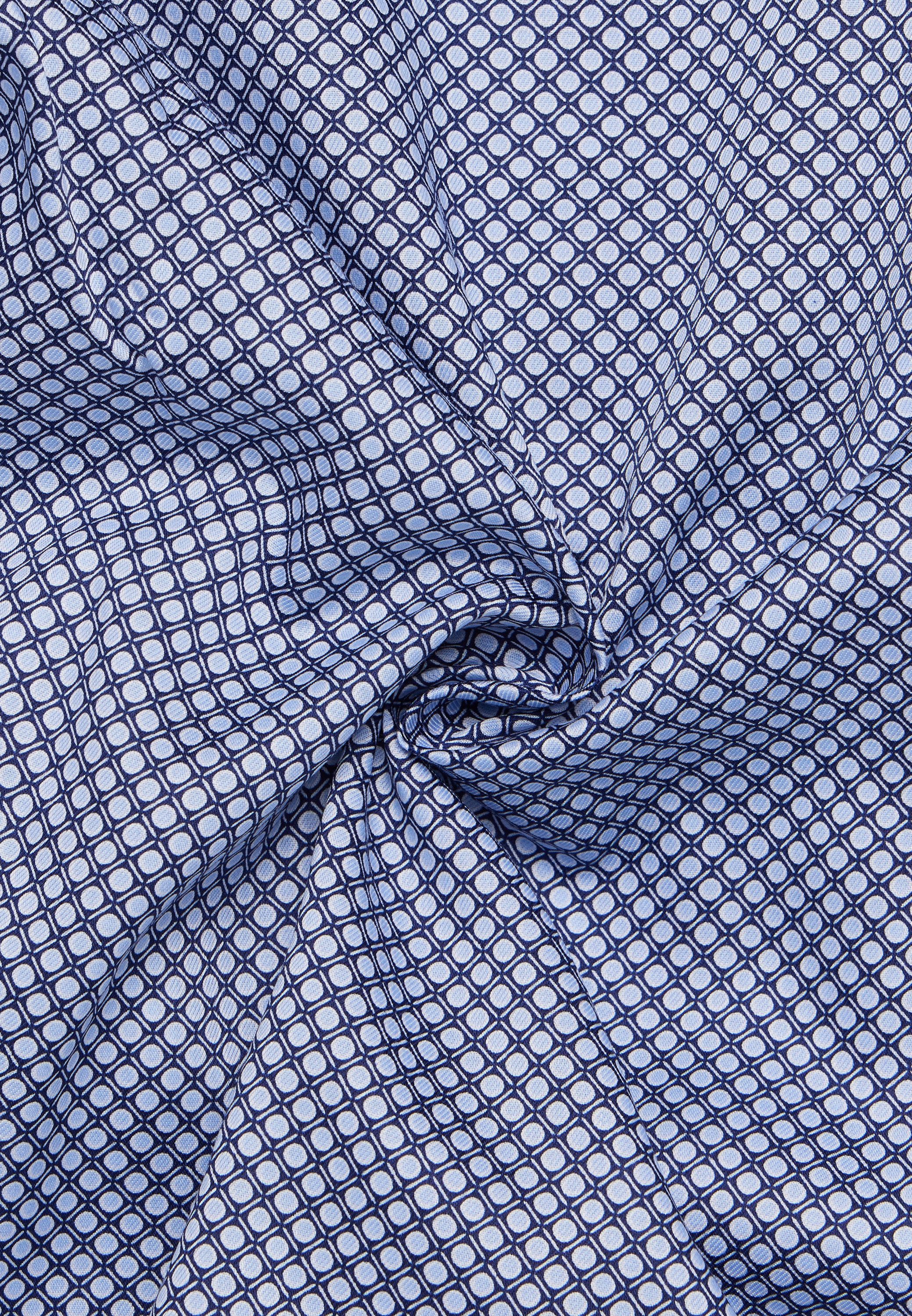 Eterna Overhemd met korte mouwen Slim fit NON IRON (strijkvrij)