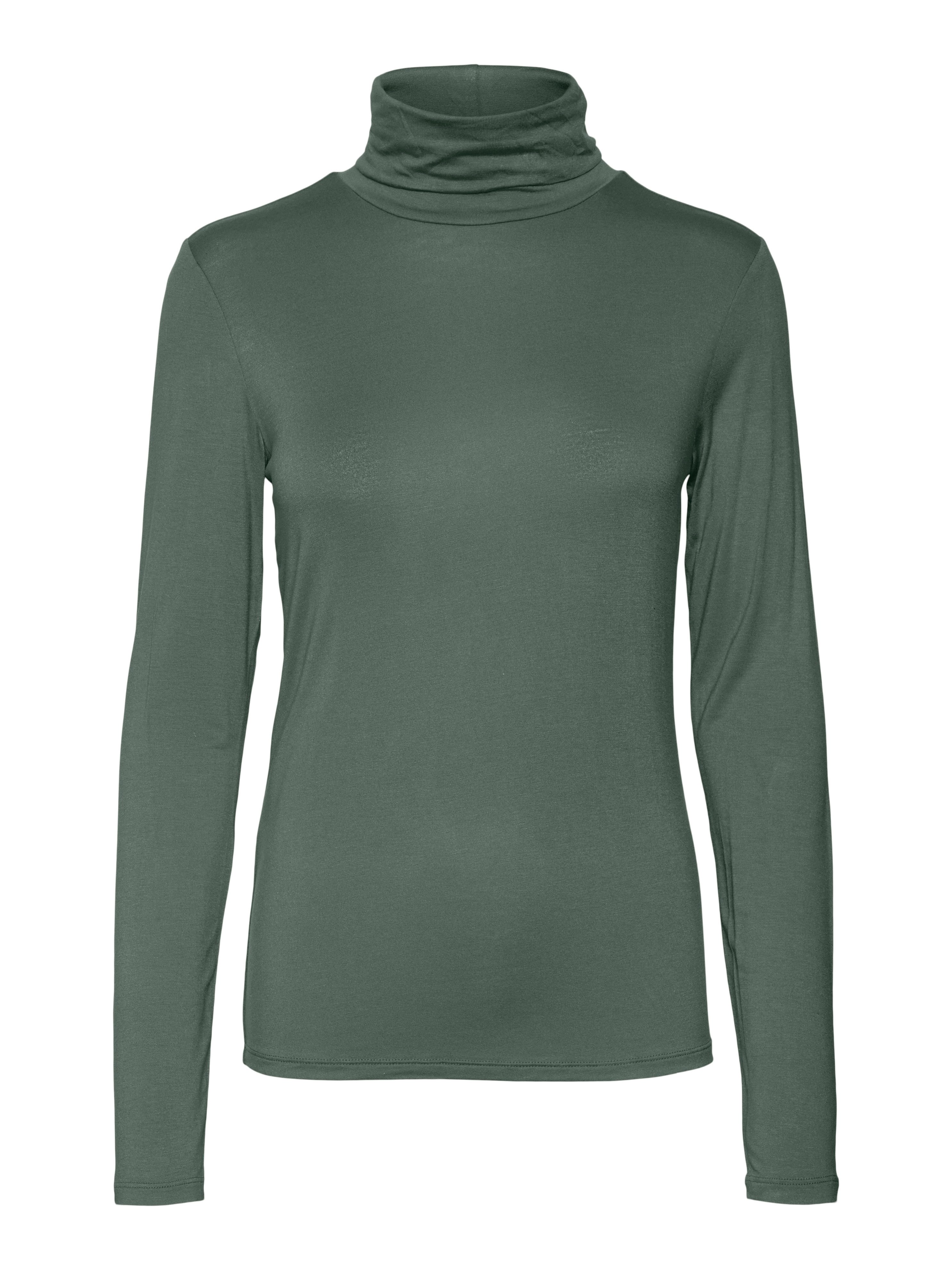 Vero Moda Shirt met lange mouwen VMALBERTE LS ROLLNECK TOP JRS NOOS