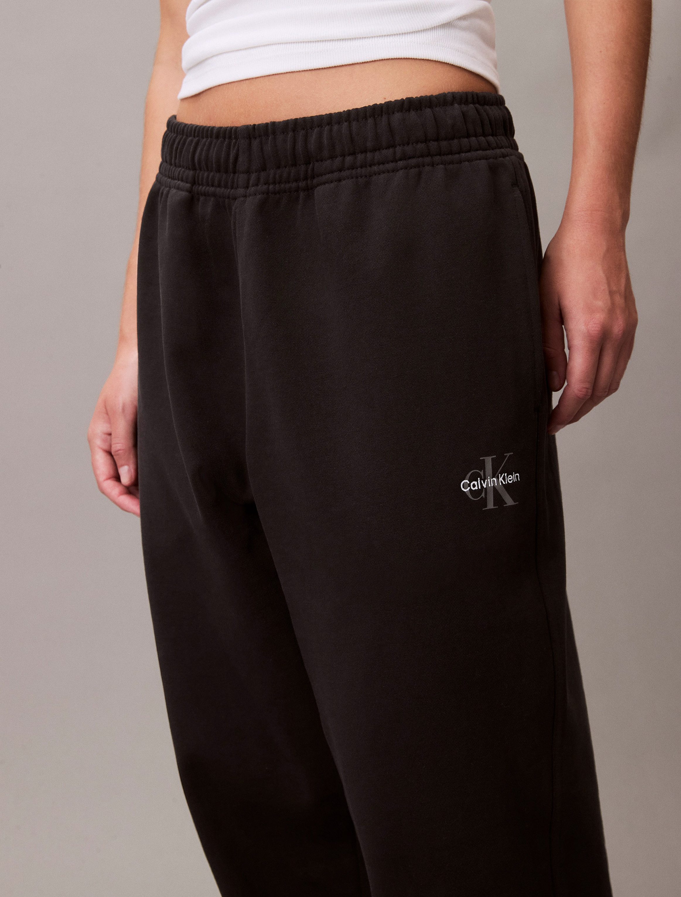 Calvin Klein Sweatbroek MONOLOGO FRENCH TERRY JOGGER