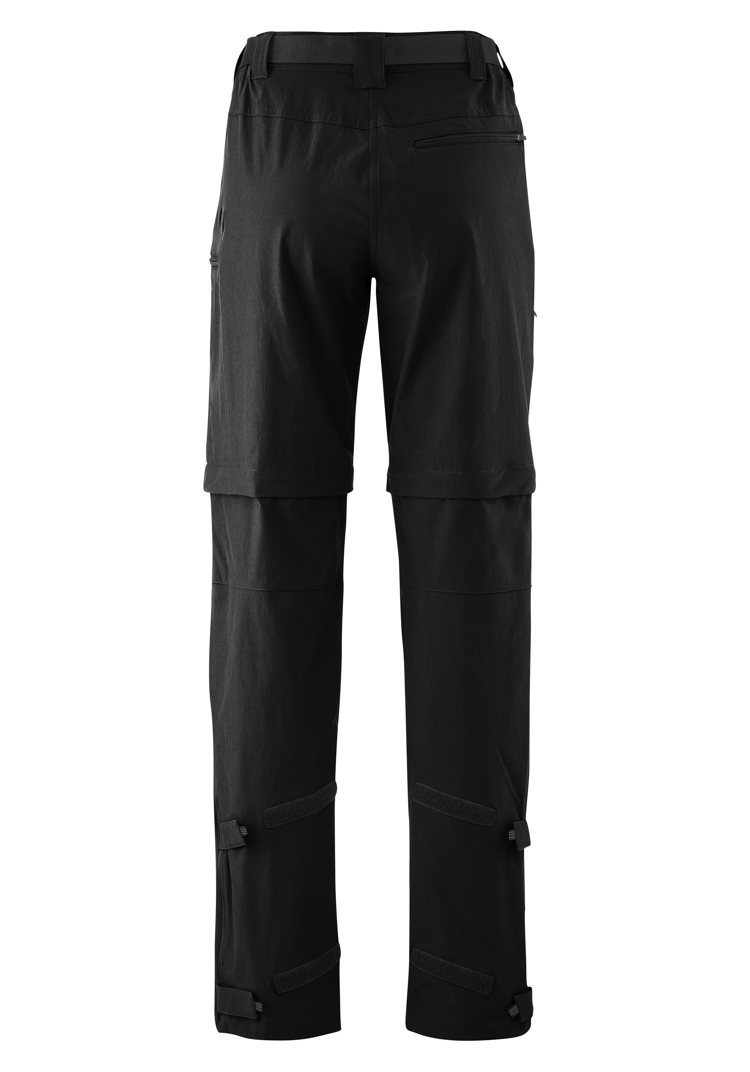Gonso Fietsbroek Ruth Dames zip-off fietsbroek met zitkussen en riem, waterafstotend