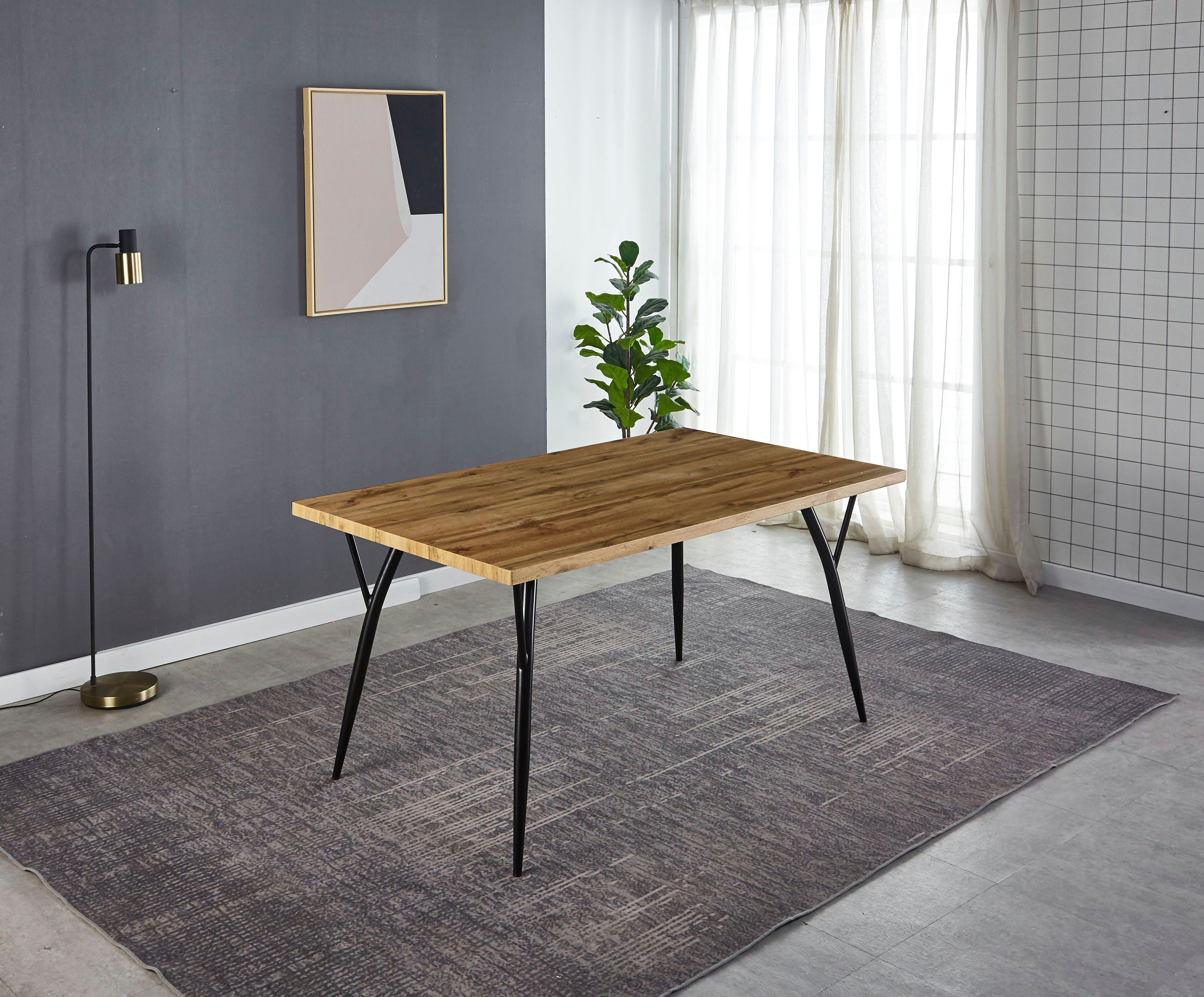 Home affaire Eettafel Aage Eikendecor, breedte 150 cm
