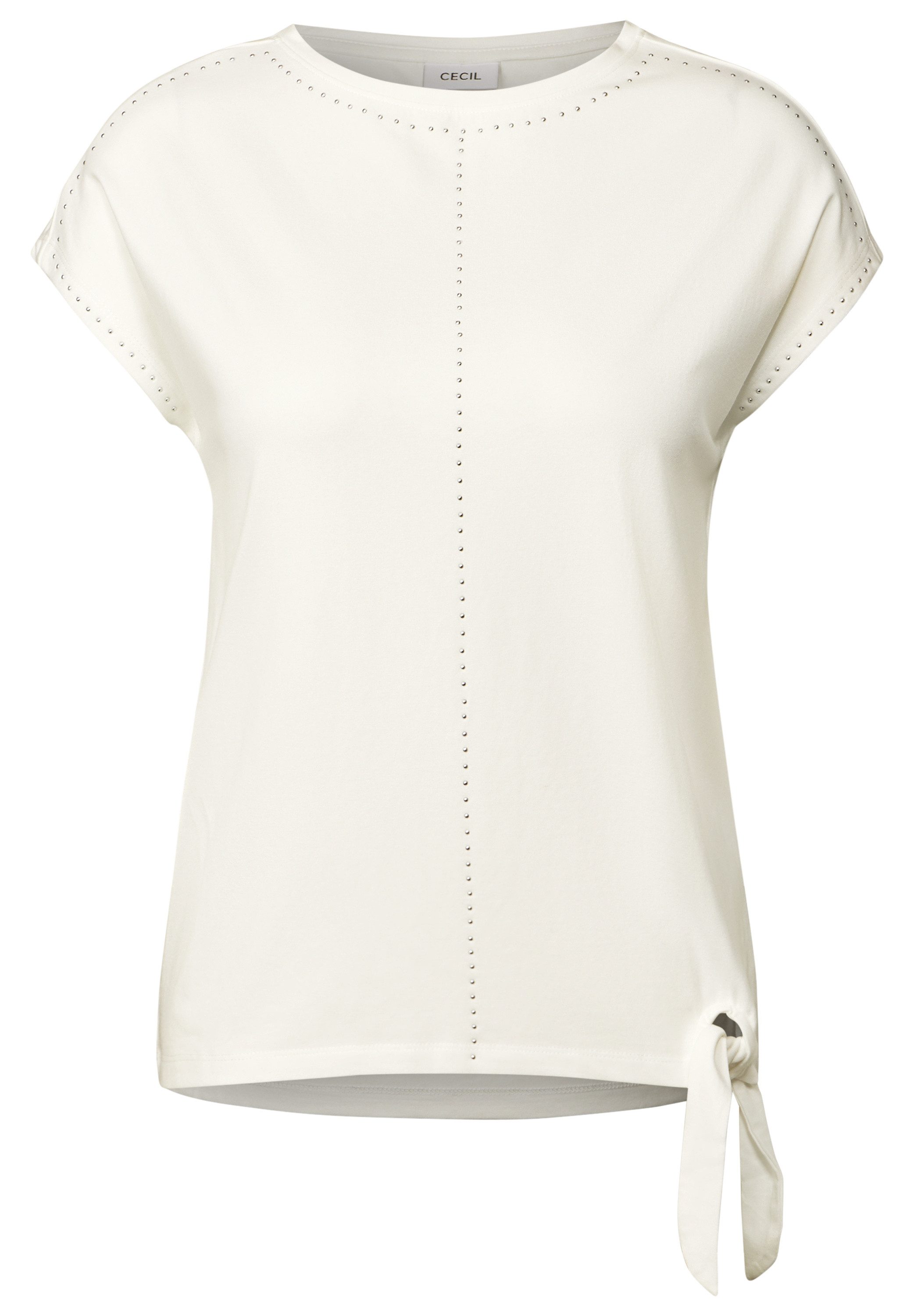 Cecil T-shirt met siersteentjes
