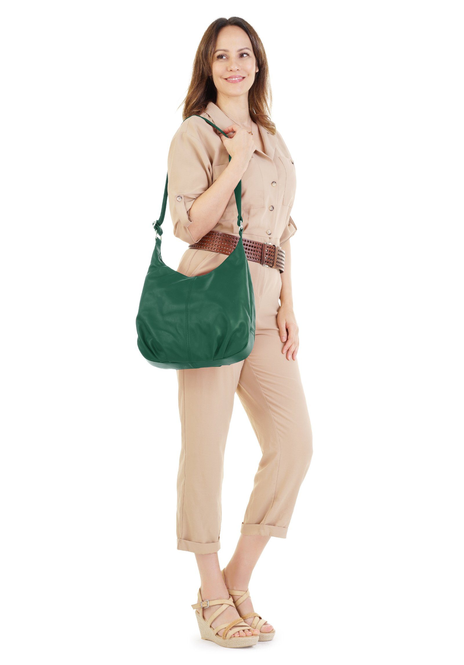 Cluty Shopper echt leer, made in italy
