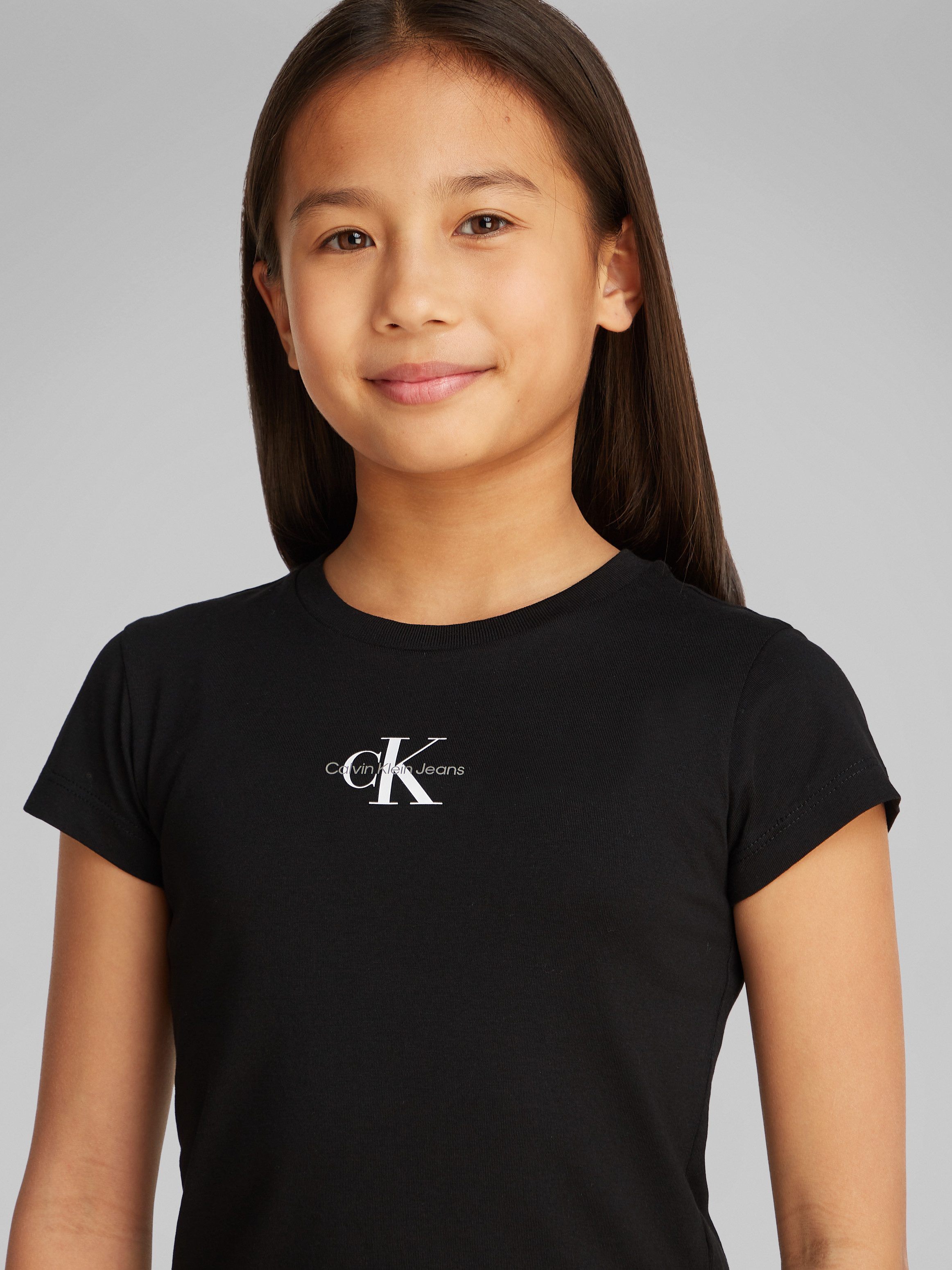 Calvin Klein T-shirt MICRO MONOGRAM TOP voor kinderen tot 16 jaar