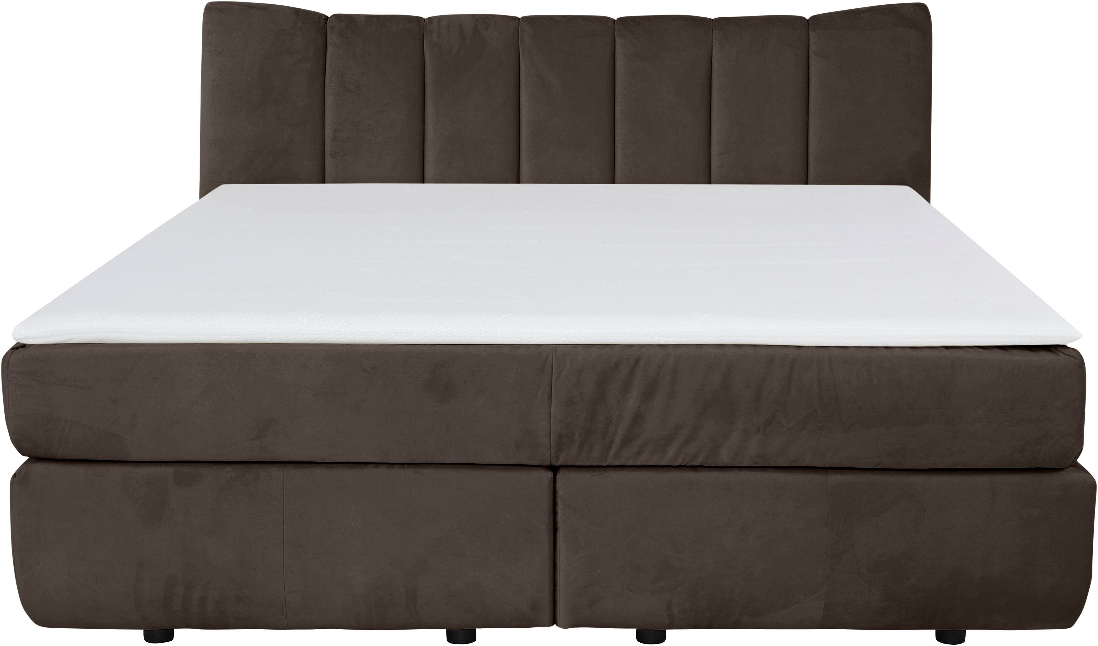 Leonique Boxspring Océane Los van de vloer- werkt vrijzwevend, verschillende hardheden (ook H4)
