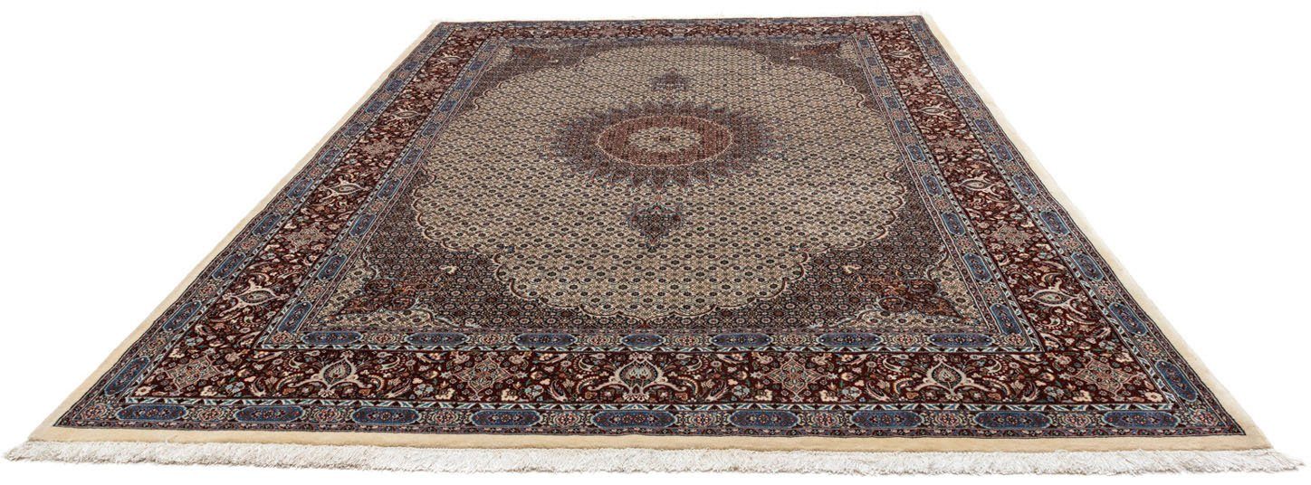 morgenland Wollen kleed Moud medaillon beige 353 x 244 cm Uniek exemplaar met certificaat