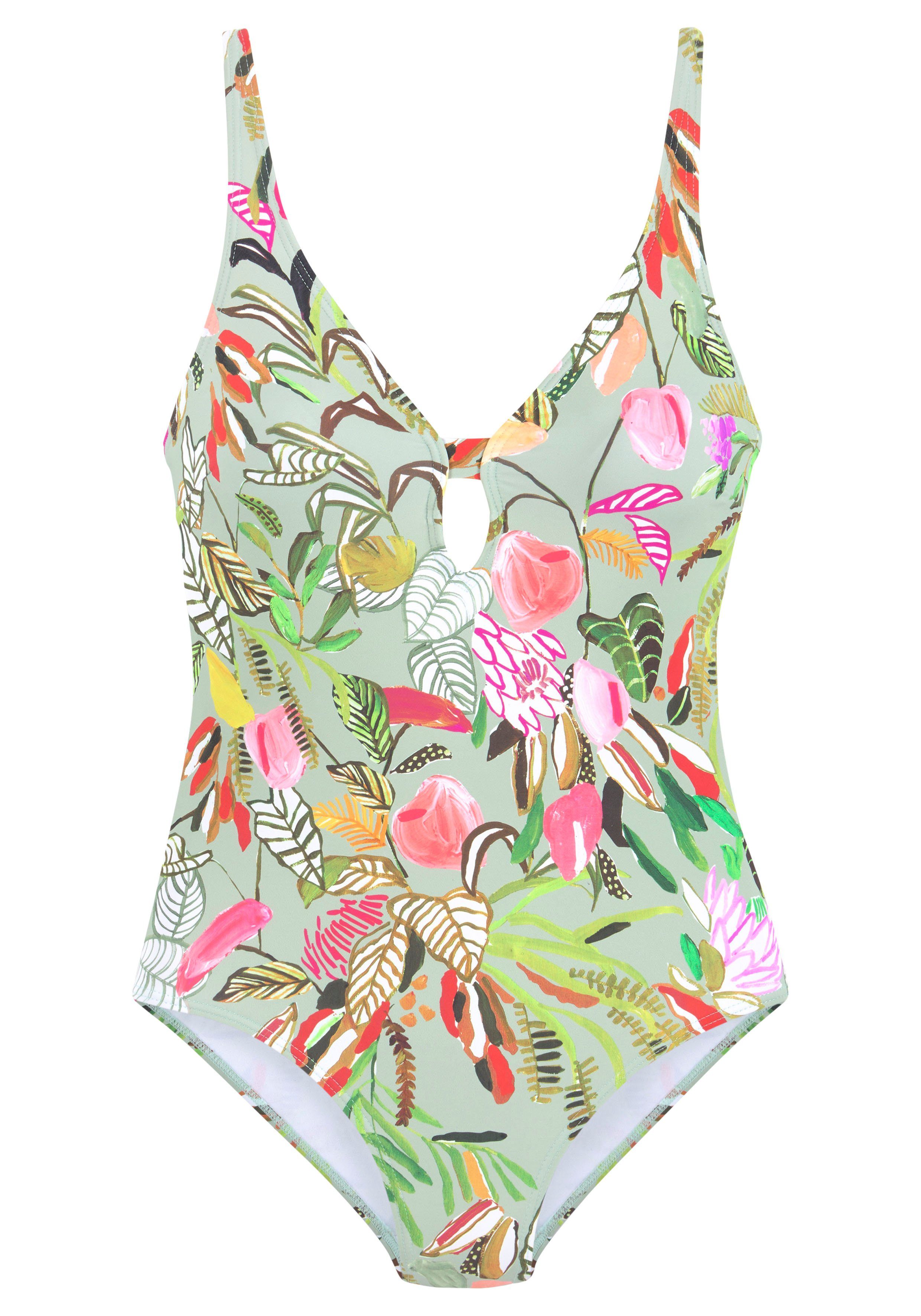s.Oliver RED LABEL Beachwear Badpak Herfst met modieuze cut out