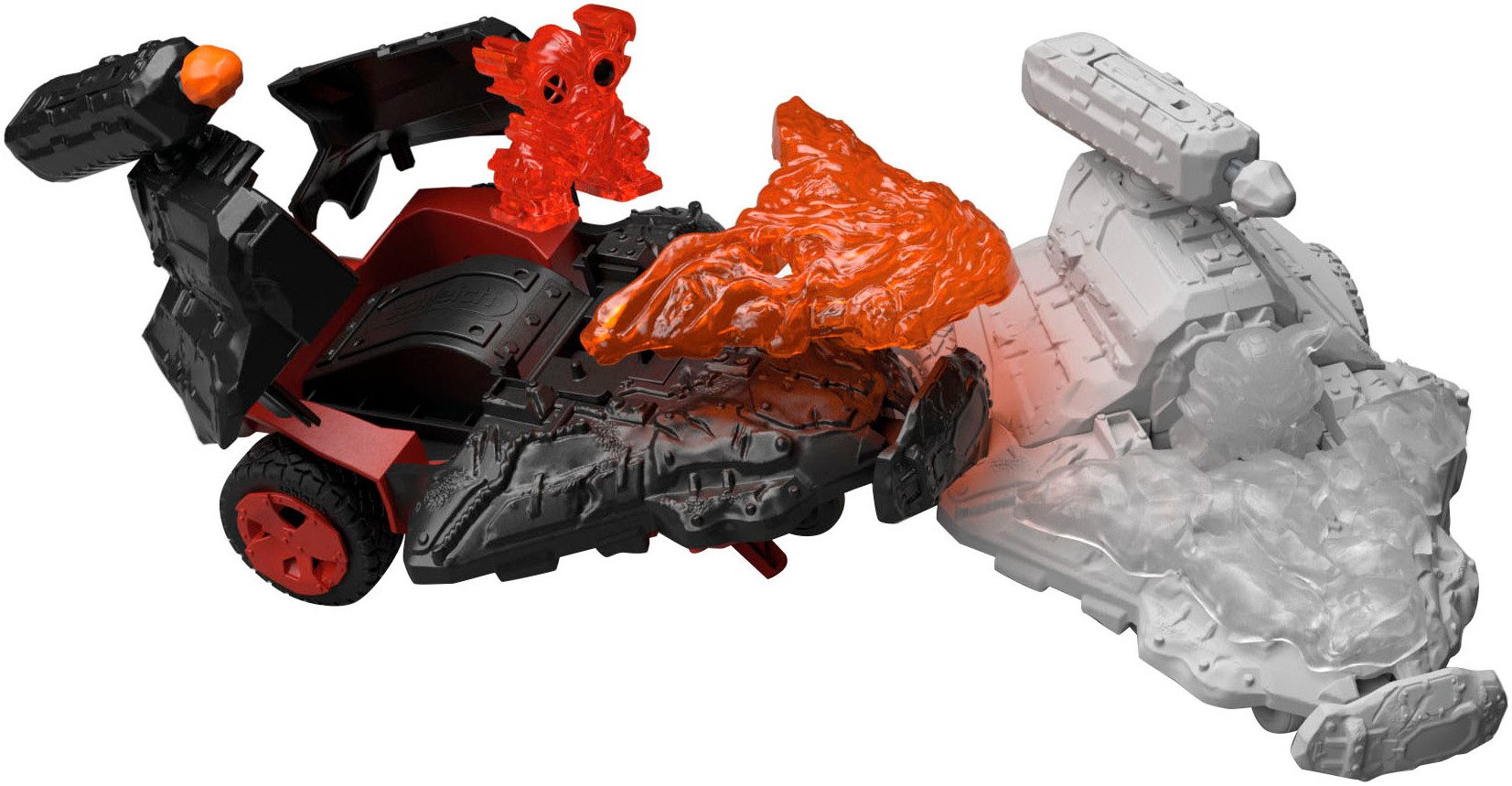 Schleich® Speelgoedauto ELDRADOR® CREATURES, Lava Düsenjet Fahrzeug mit Mini Cretaure (42663)