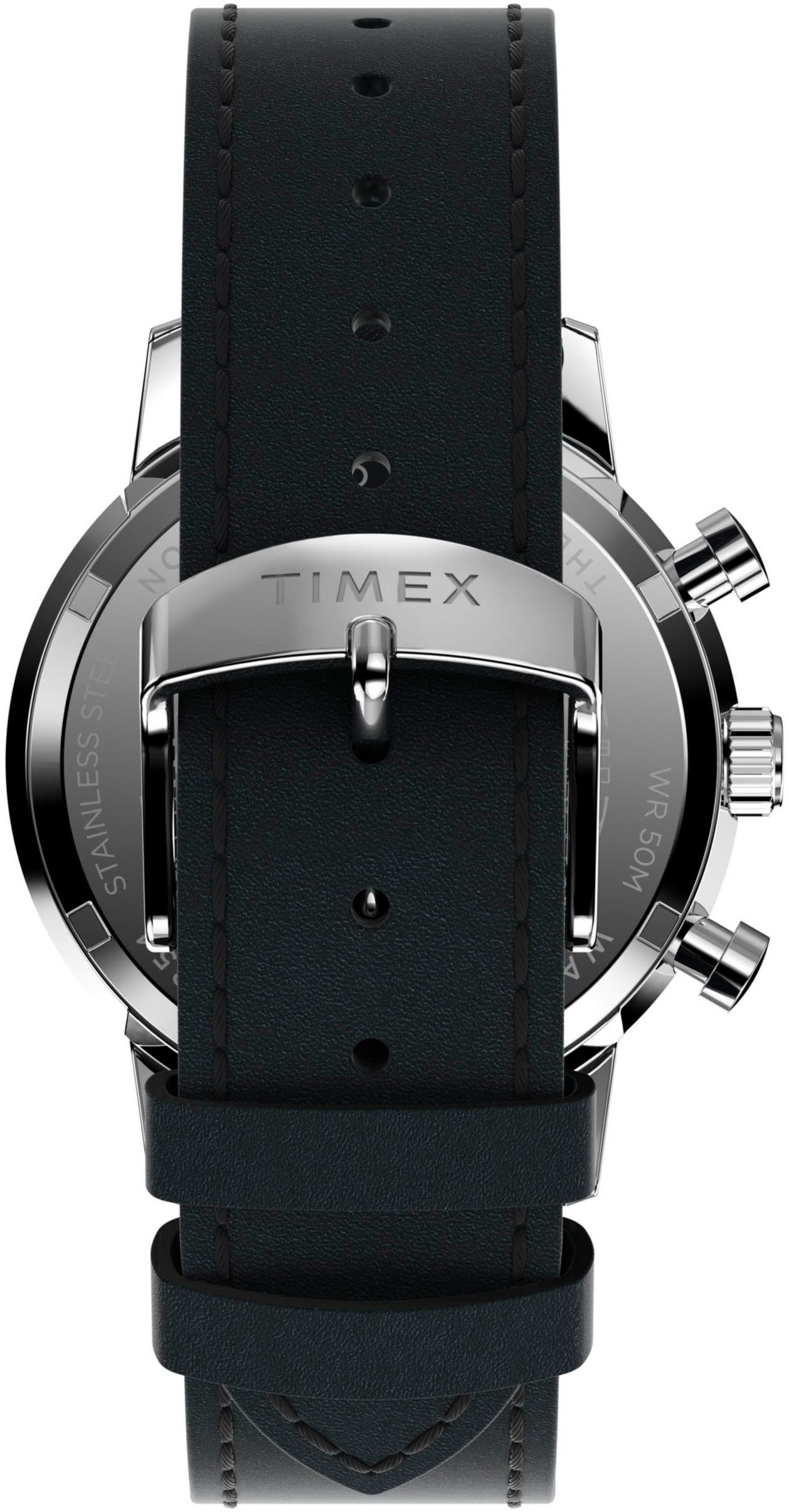 Timex Chronograaf Marlin Quarzuhr, horloge, heren, datum, stopwatchfunctie, 12/24-uurweergave