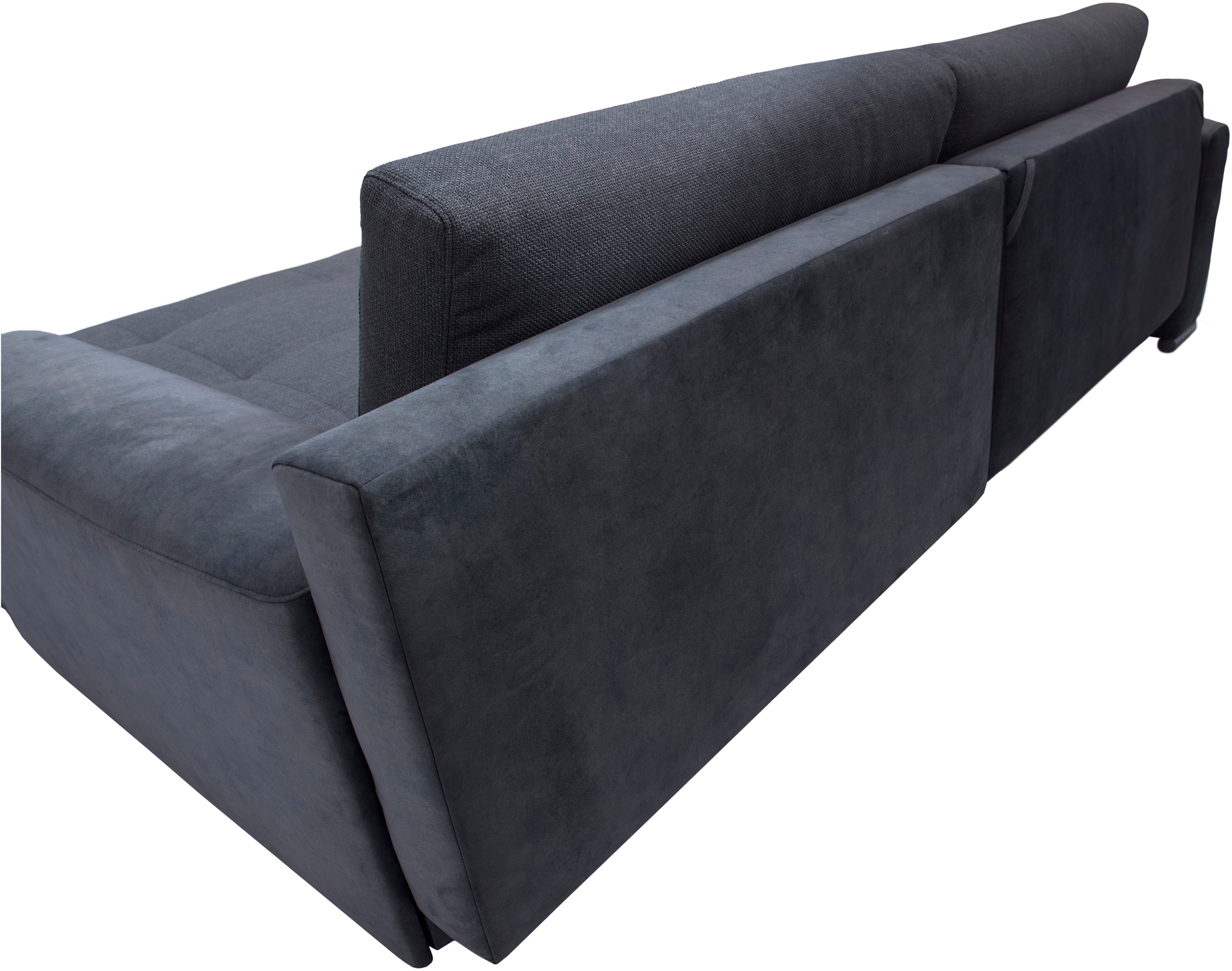 exxpo - sofa fashion Hoekbank Larnaca, incl. bedfunctie en opbergruimte, comfortabel en gezellig,