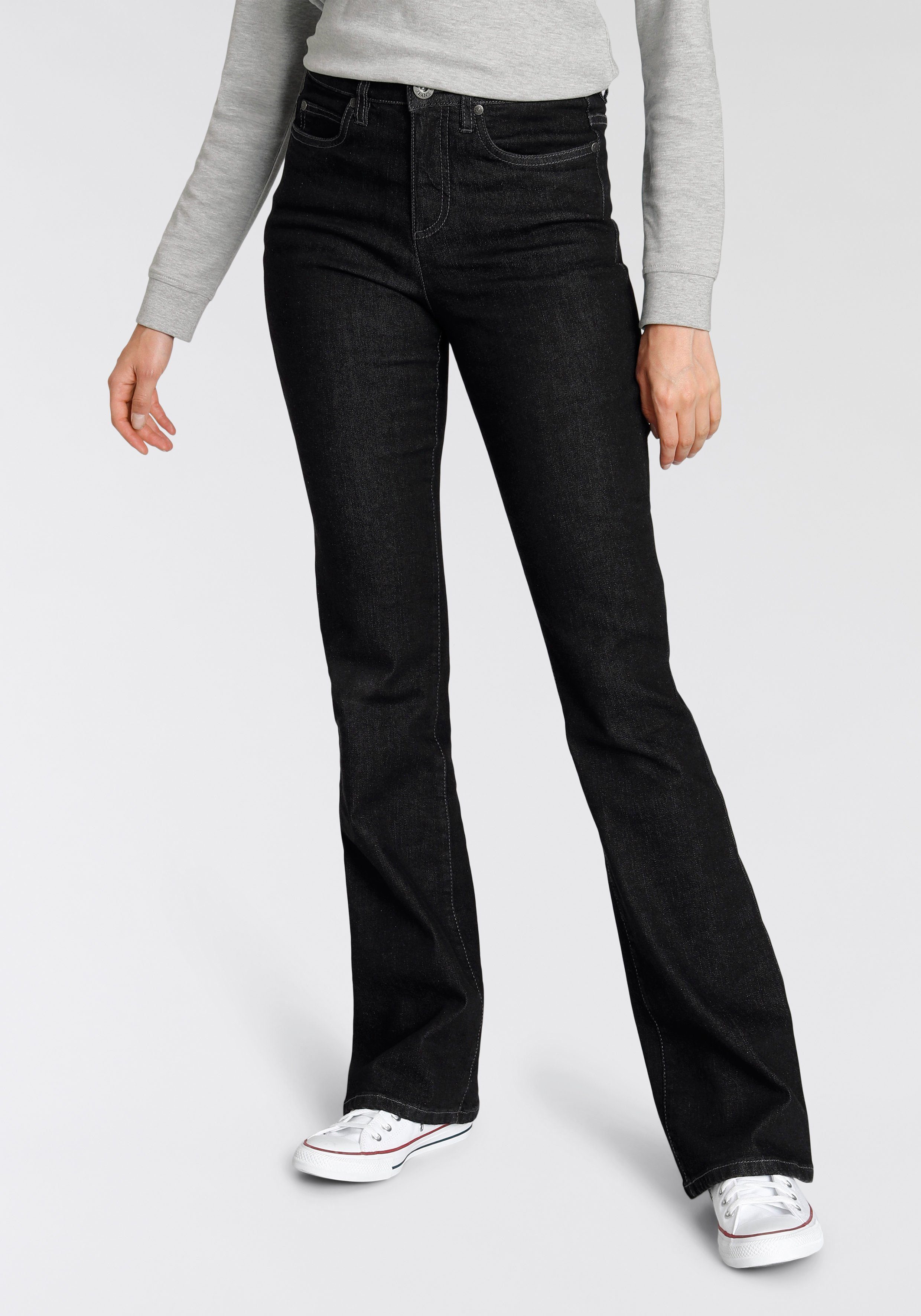 arizona bootcut jeans comfort fit zwart