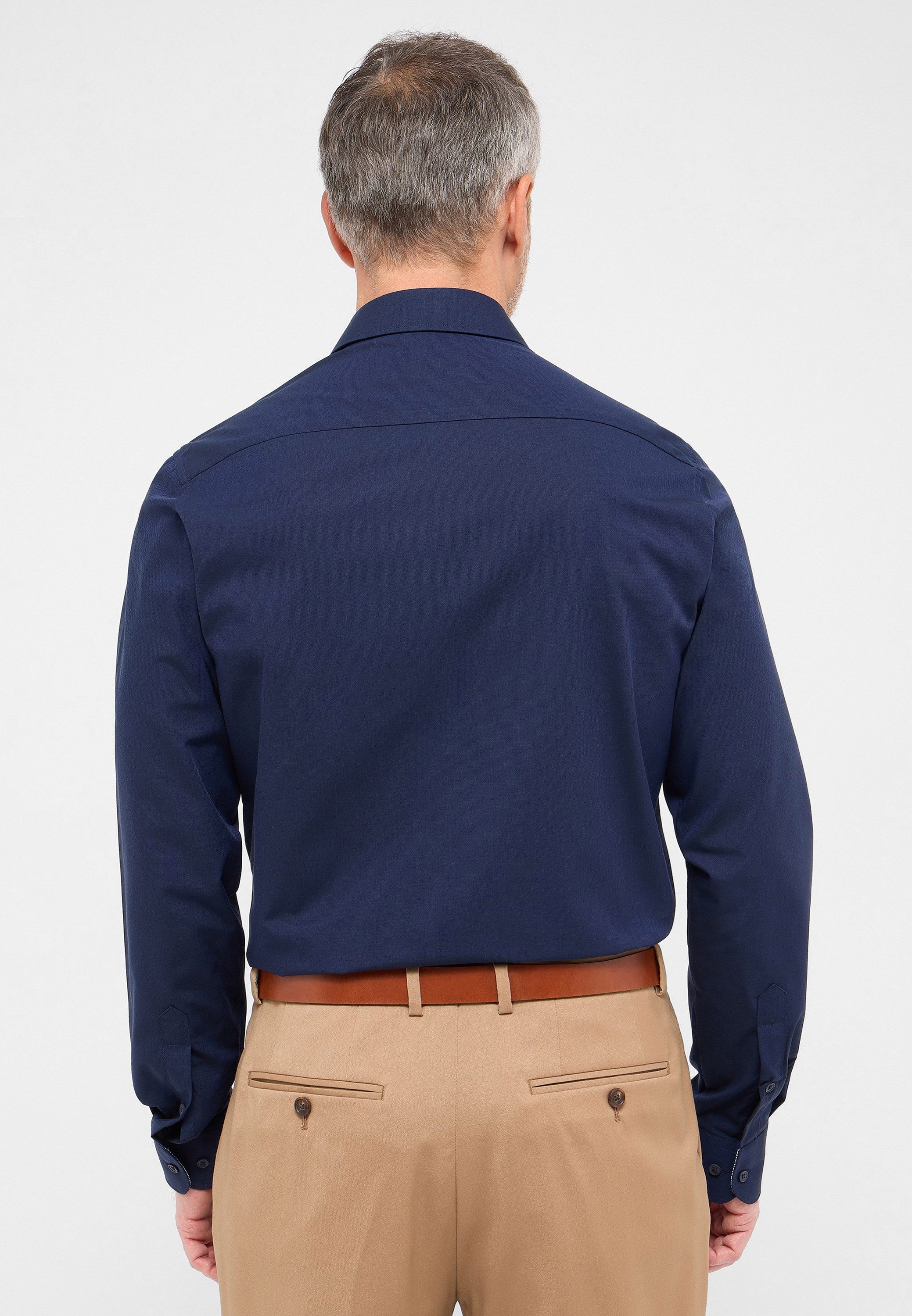 Eterna Overhemd met lange mouwen Slim fit NON IRON (strijkvrij)