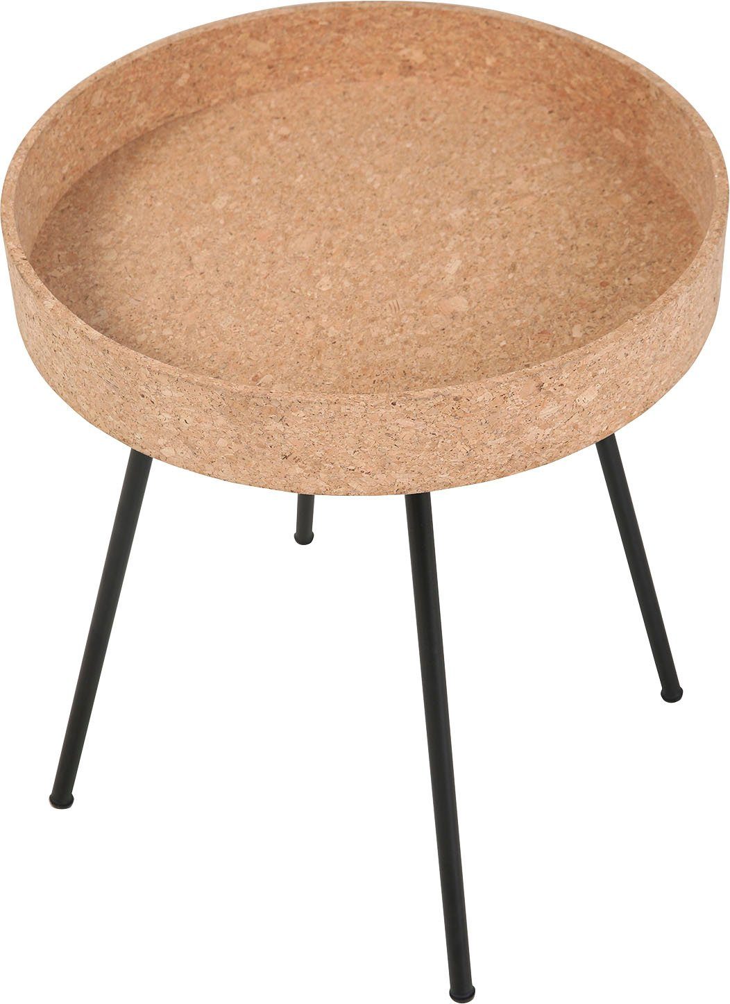 Home affaire Bijzettafel Tafelbladen van kurk (set, 2 stuks)