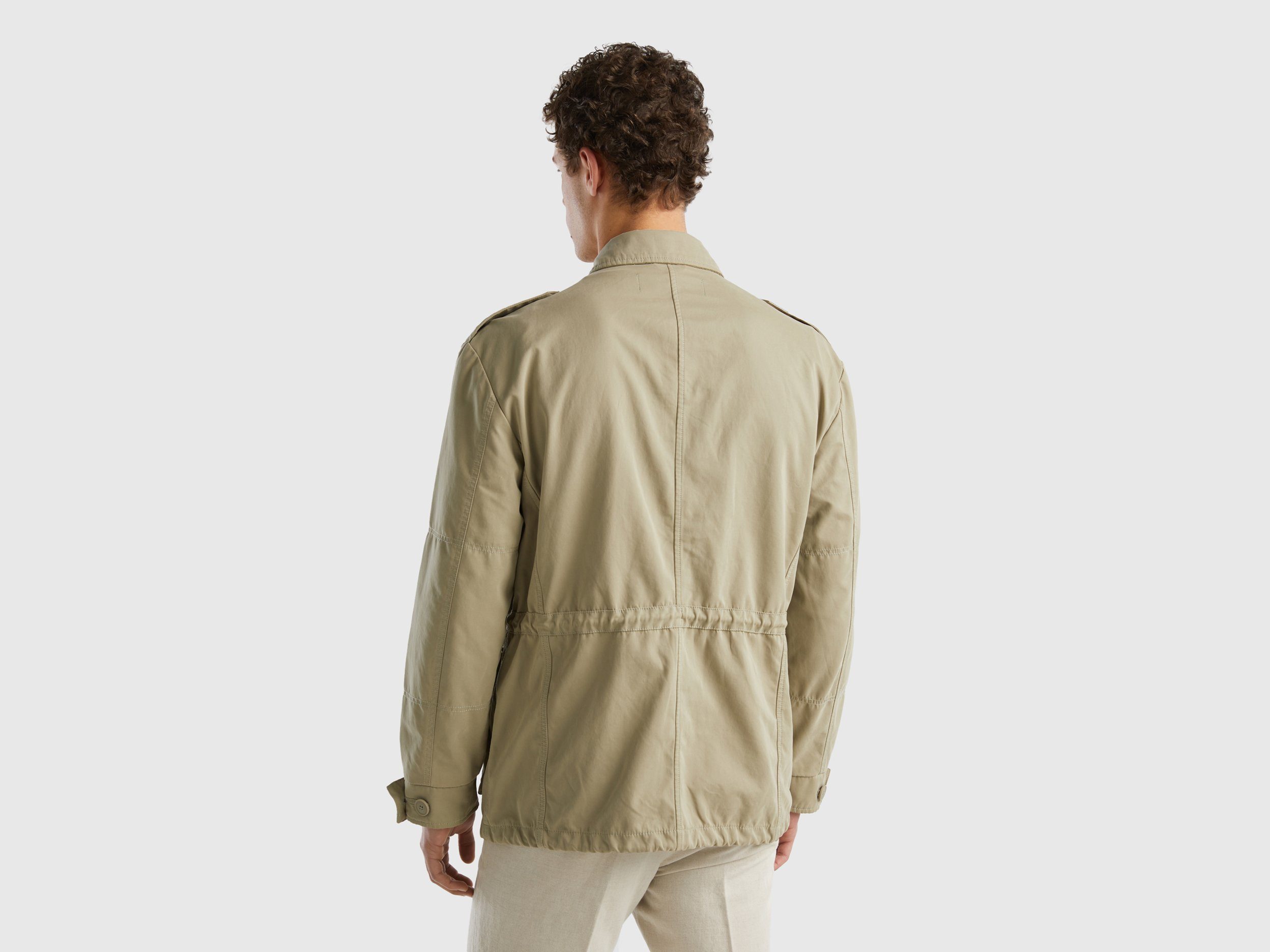 United Colors of Benetton Outdoorjack met merklabel