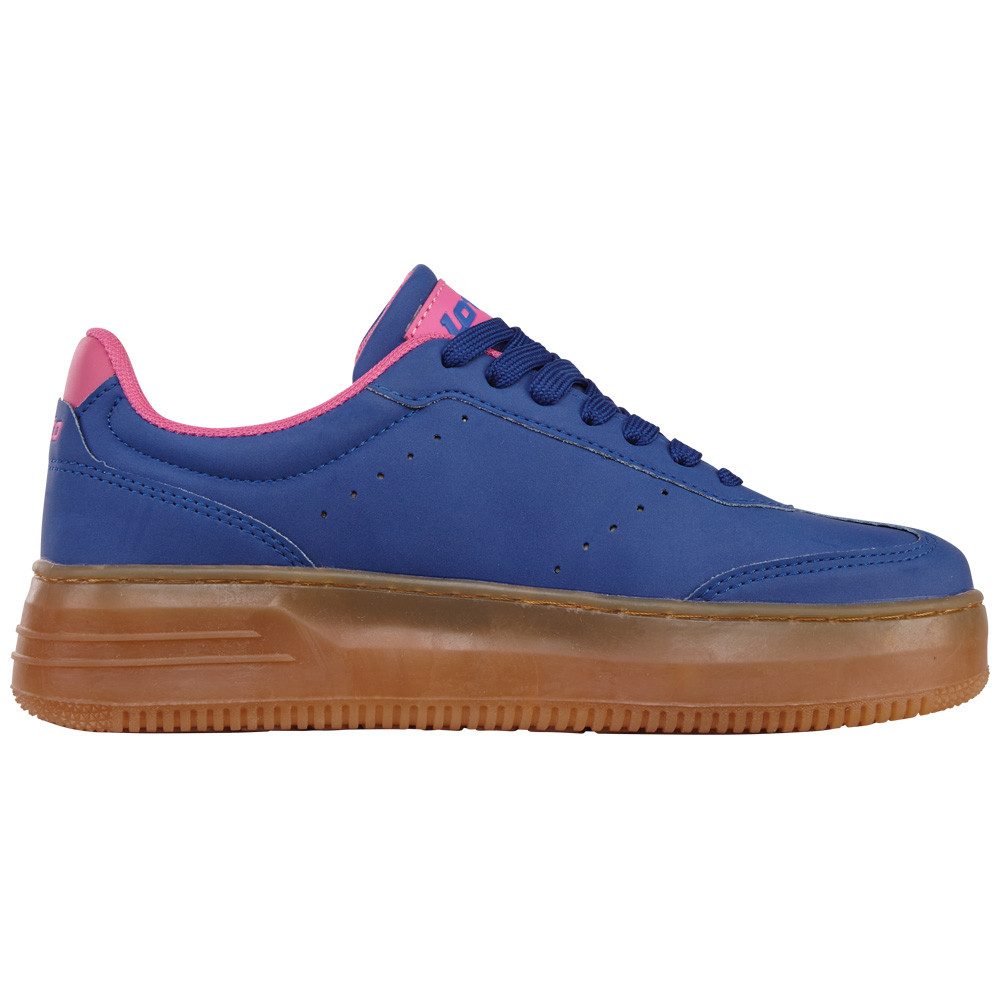 lotto Sneakers op honingkleurige plateau-sneakerzool