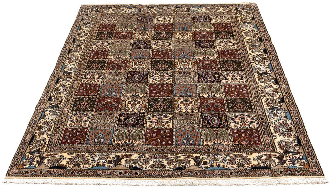 morgenland Wollen kleed Moud sterk gedessineerd beige 195 x 150 cm Uniek exemplaar met certificaat