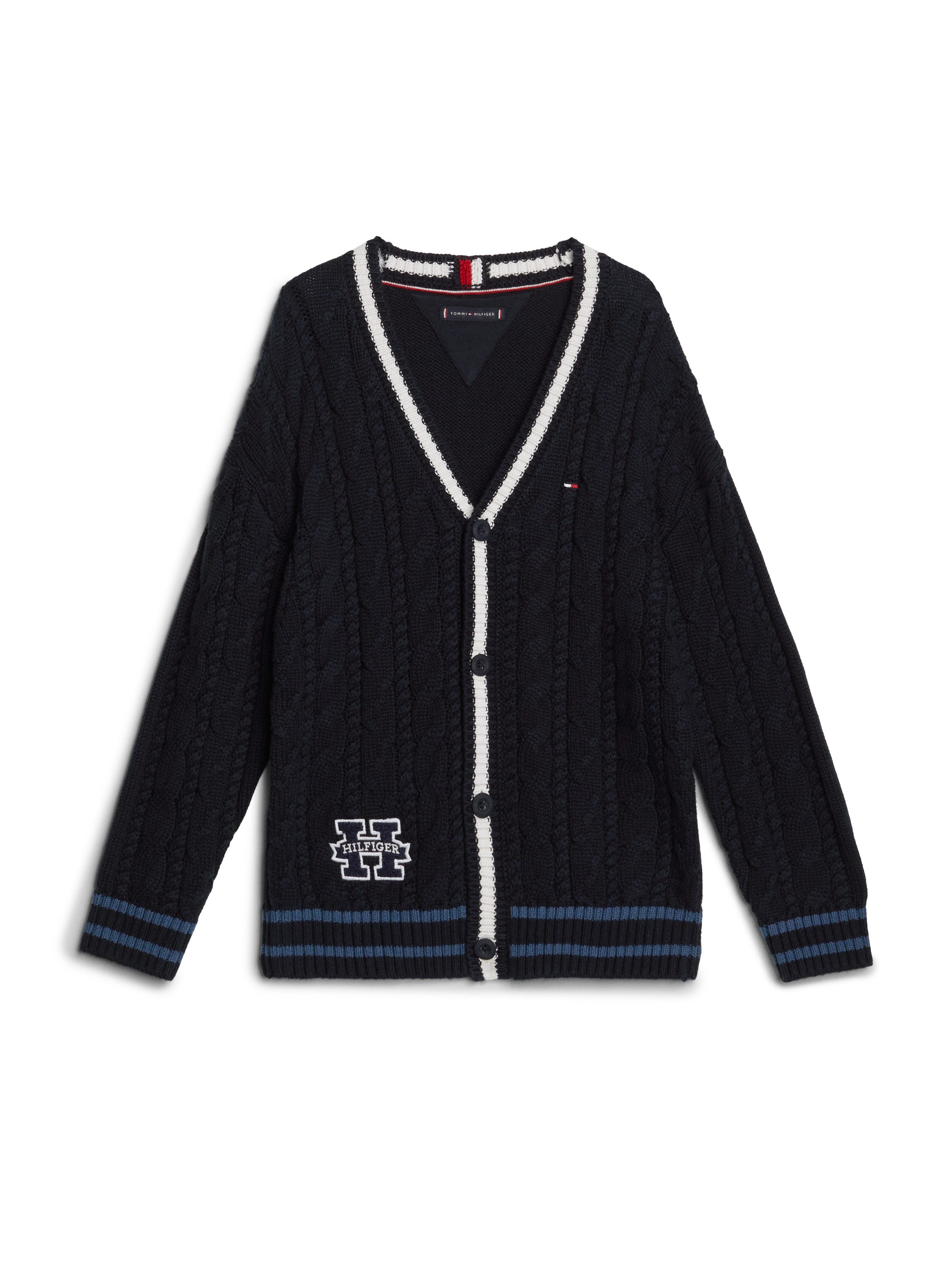 Tommy Hilfiger Vest H VEST TRUI Kinderen tot 16 jaar met logopatch