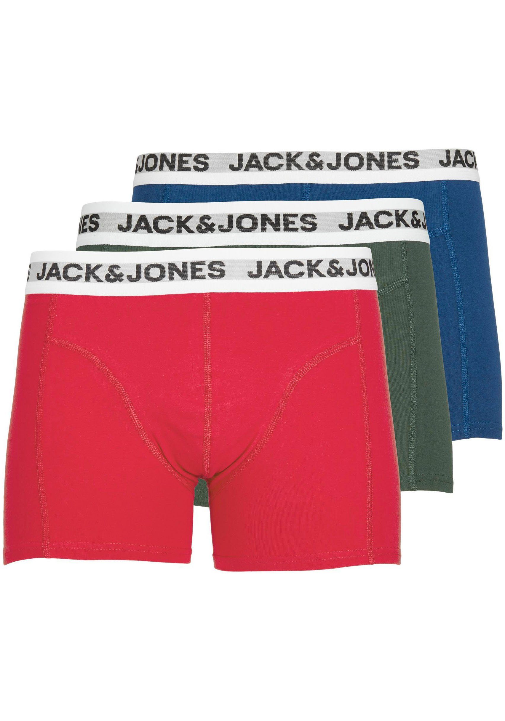 NU 20% KORTING: Jack & Jones Boxershort JACRIKKI TRUNKS 3 PACK (set, 3 stuks)