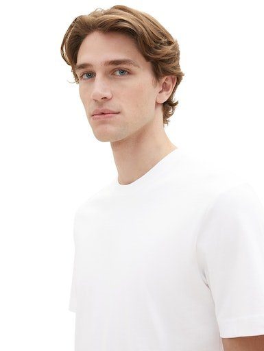 Tom Tailor T-shirt unikleur (set, 2-delig)