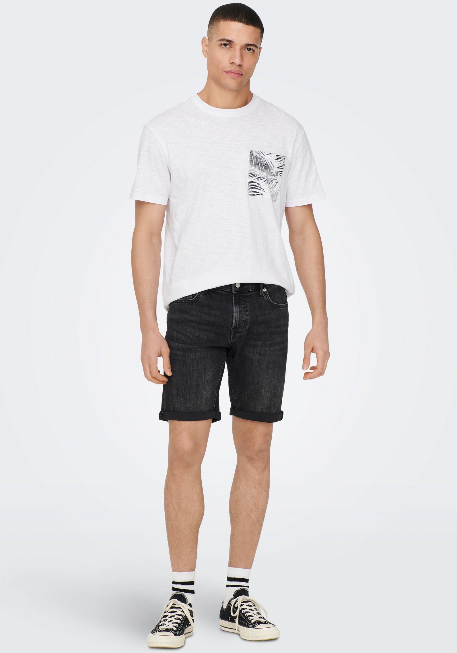 ONLY & SONS Jeansshort ONSPLY LIGHT BLUE 5189 SHORTS DNM NOOS