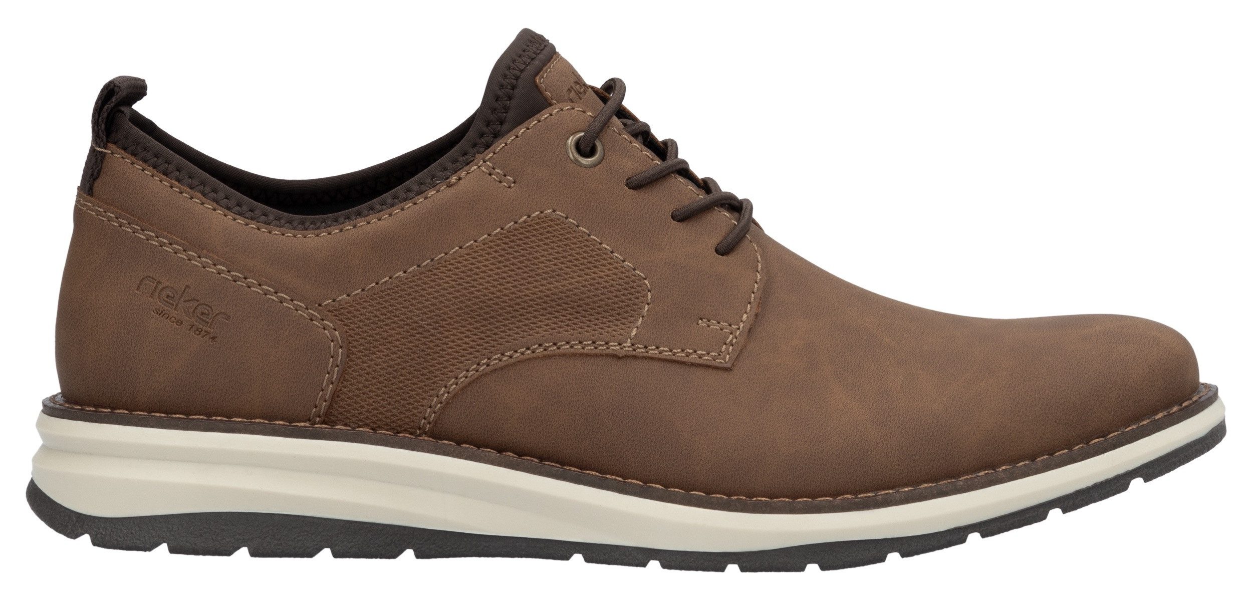Rieker Slip-on sneakers instapschoen, vrijetijdssneaker, lage schoen met elastische instap