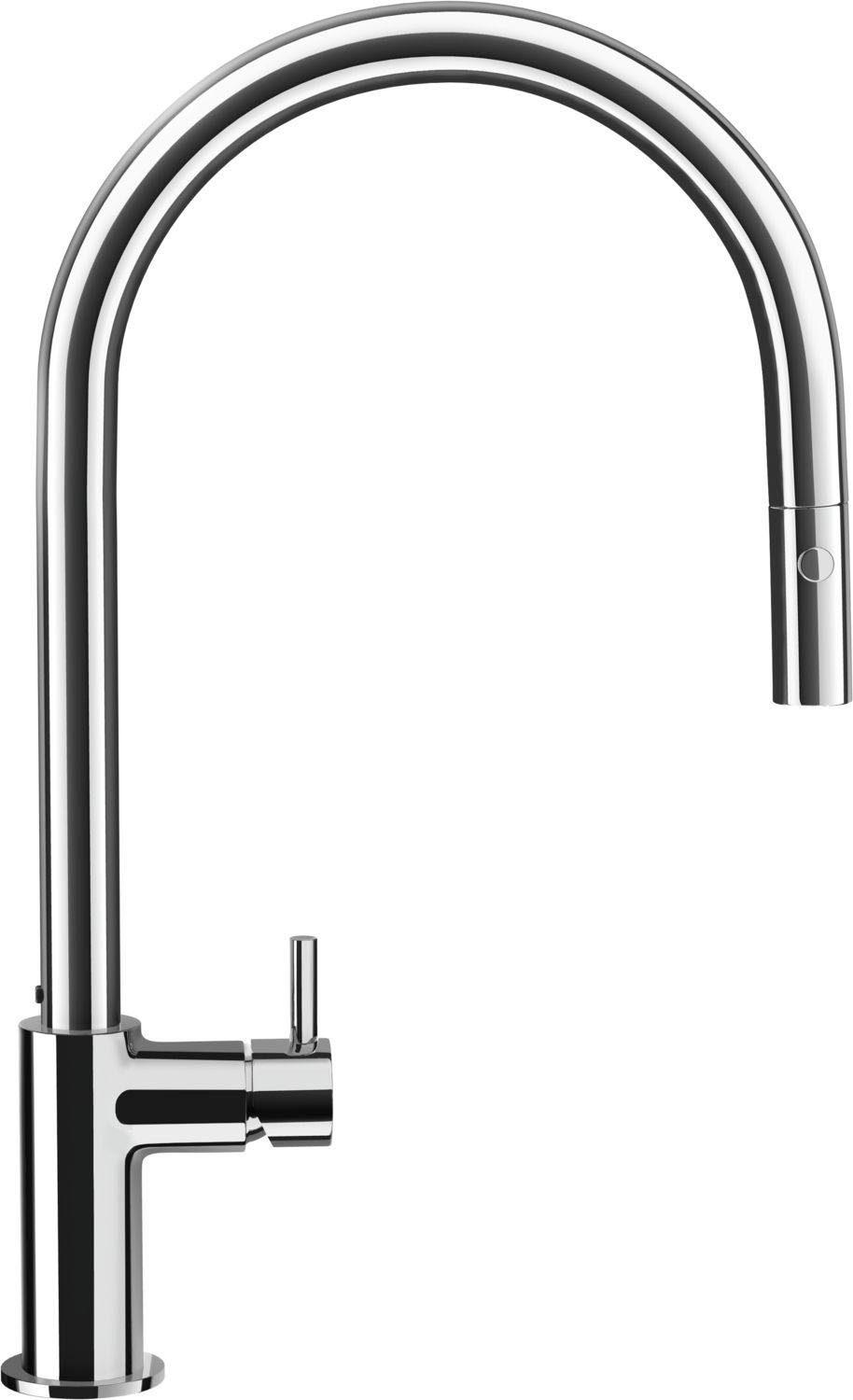 Schock Keukenkraan HEKATE SB uitschuifbaar, temperatuurbegrenzer, waterbesparende functie, terugstroombegrenzer, 180° keukenkranen