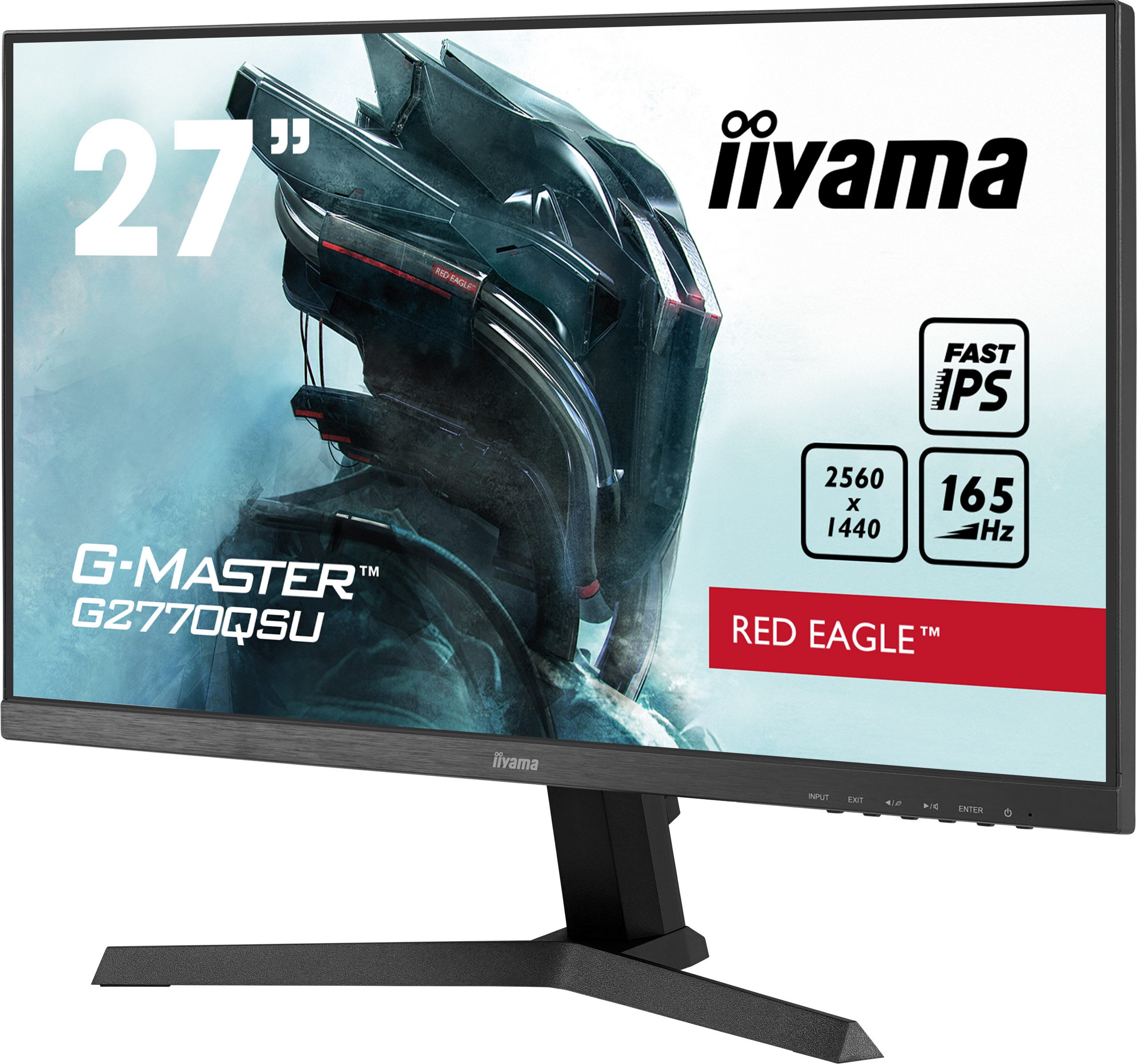 Iiyama Gaming-monitor G2770QSU-B1, 68,5 cm / 27", WQHD