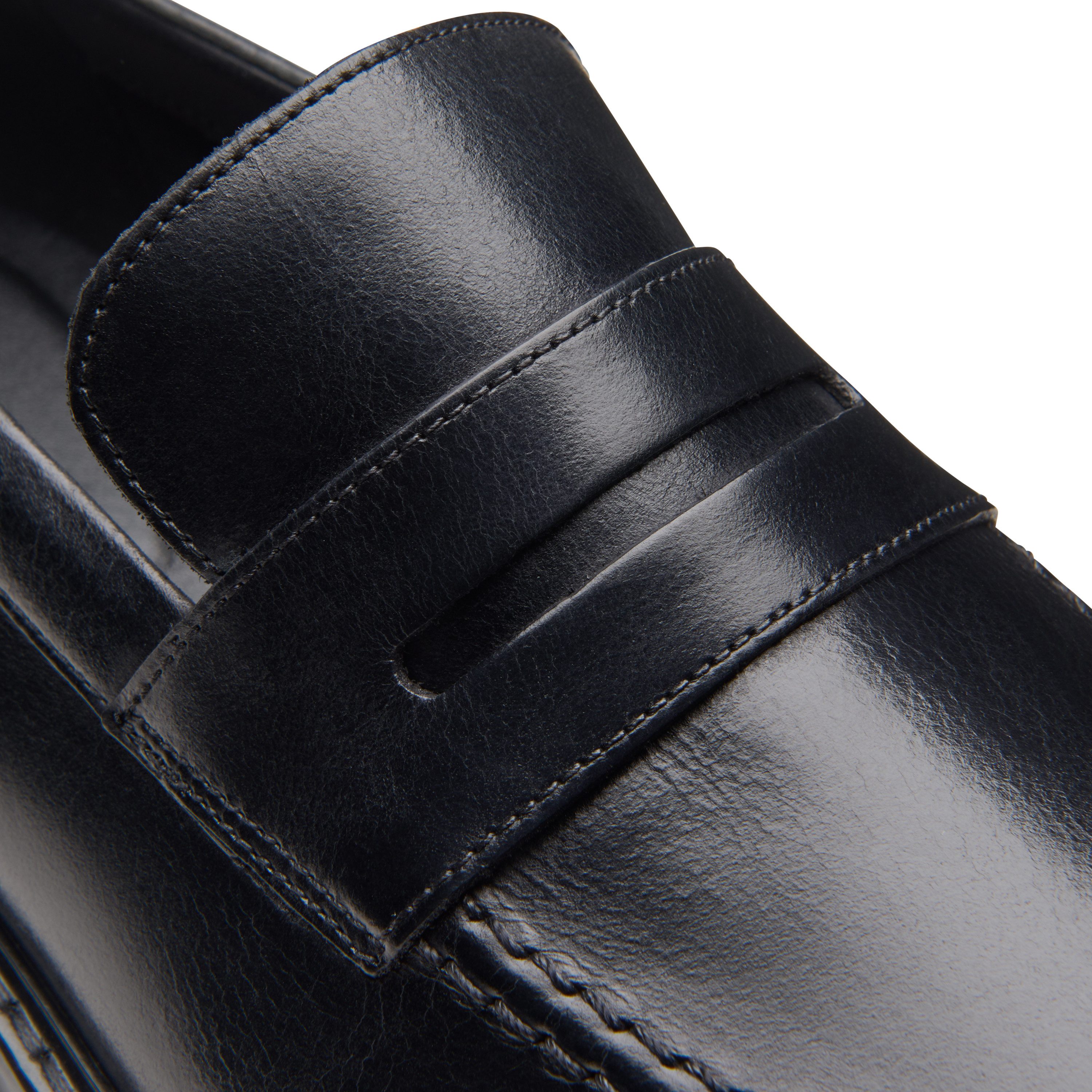 Clarks Loafers Aldwin Step Slipper, business schoen, kostuum schoen met blokhak