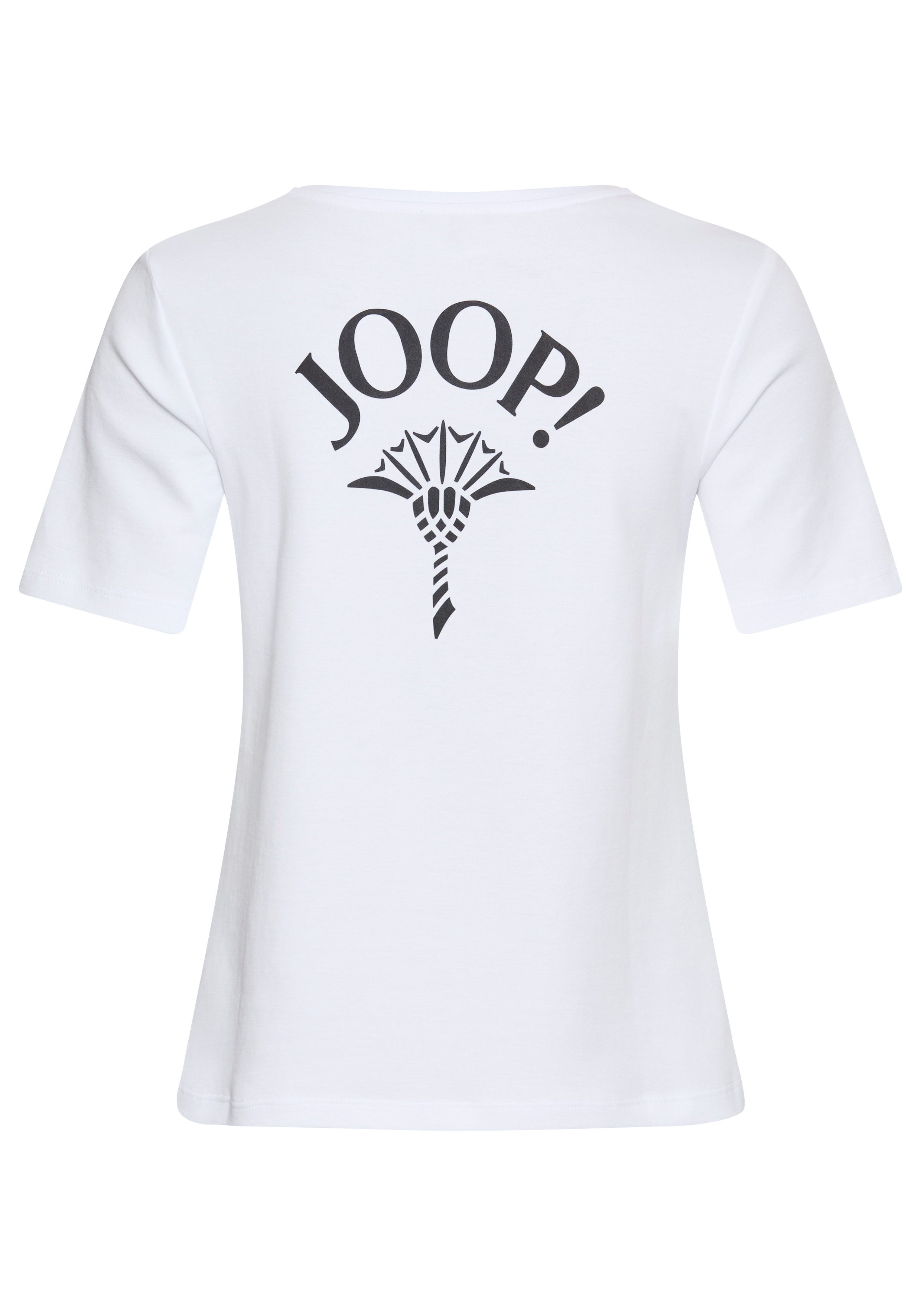 JOOP! T-shirt Comfort Grote logo-print op de rug