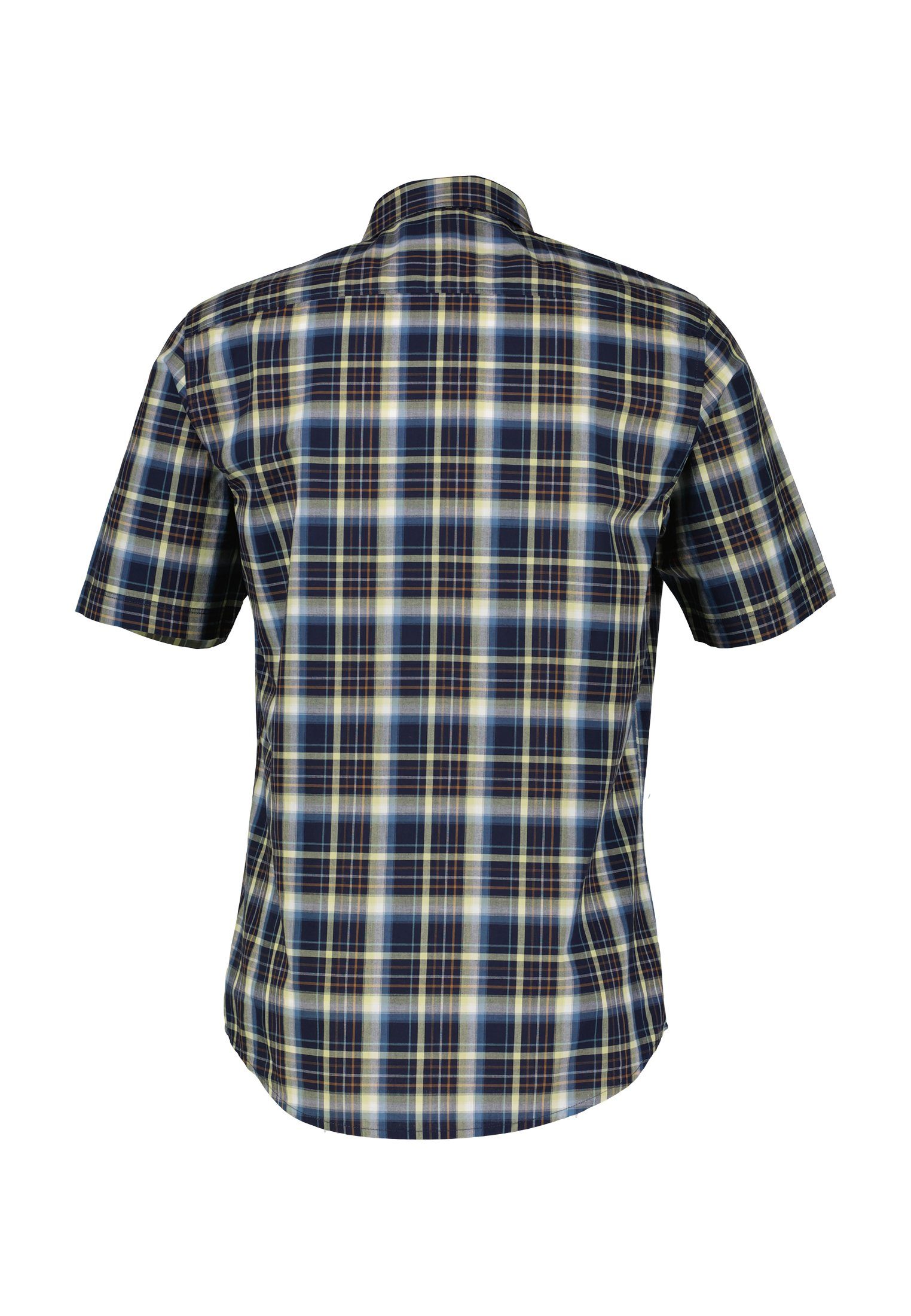 Lerros Overhemd met korte mouwen LERROS korte mouw overhemd *Poplin Check*