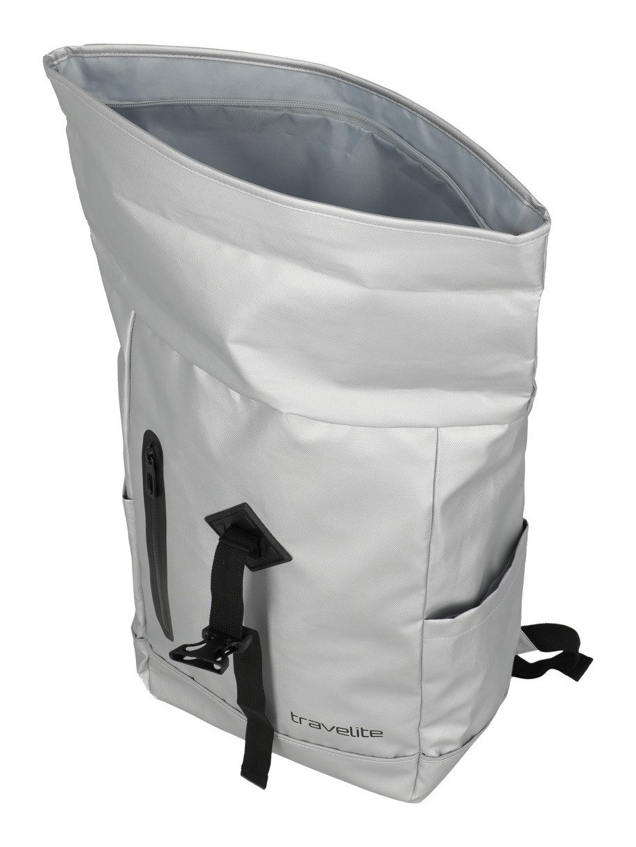travelite Vrijetijdsrugzak BASICS roll-up rugzak zeil Wandelrugzak Reisrugzak Streetpack Werkrugzak