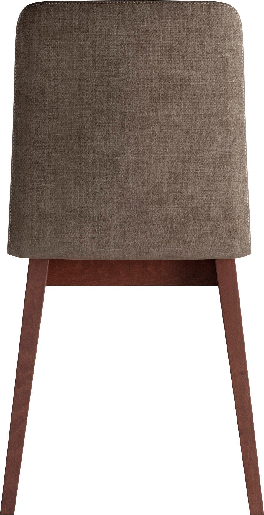 INOSIGN Stoel Sandy met verschillende stoelpootkleuren en kleurvarianten, zithoogte 47 cm (2 stuks)
