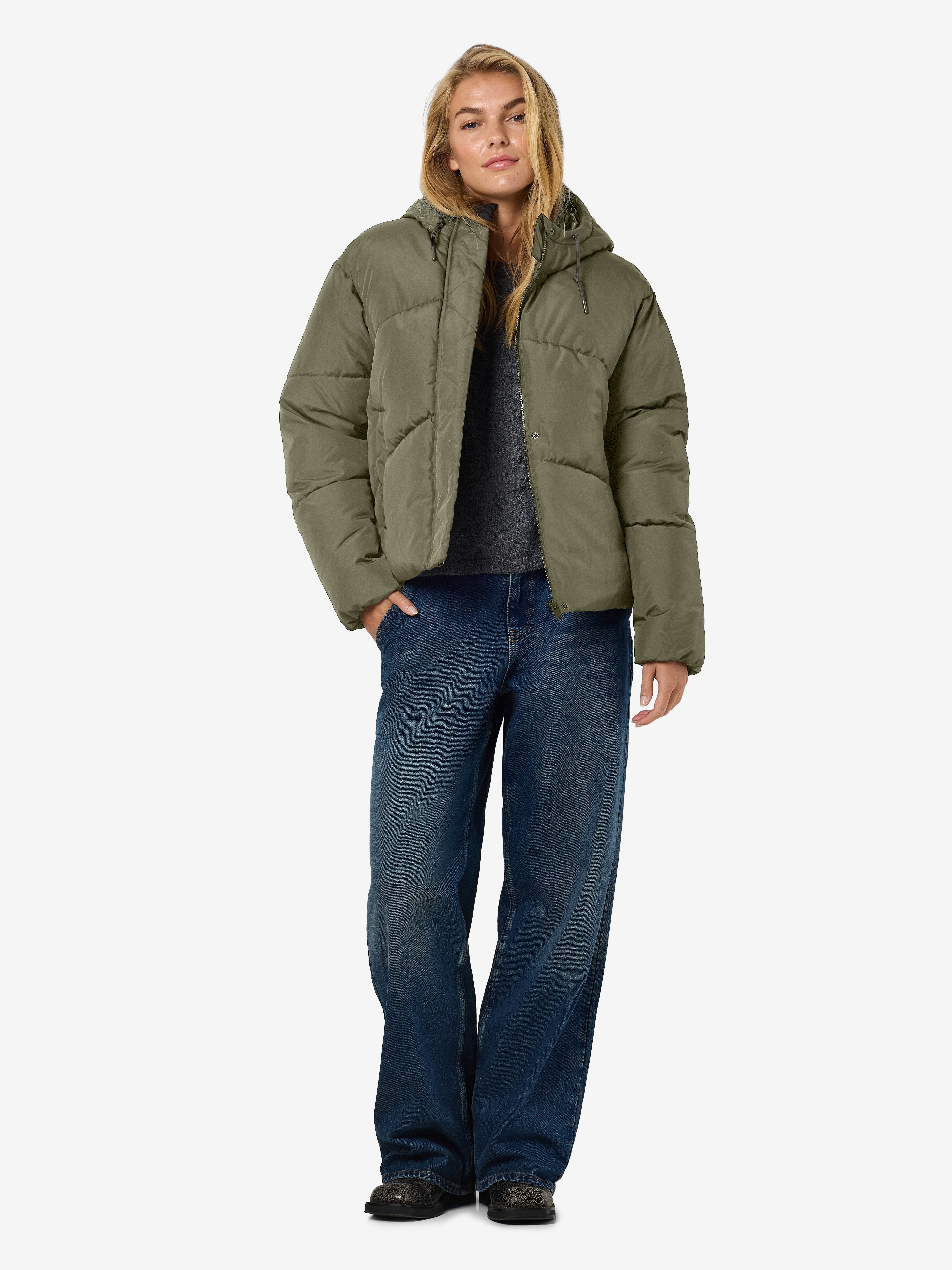 Noisy may Gewatteerde jas NMTENNA L/S SHORT JACKET NOOS
