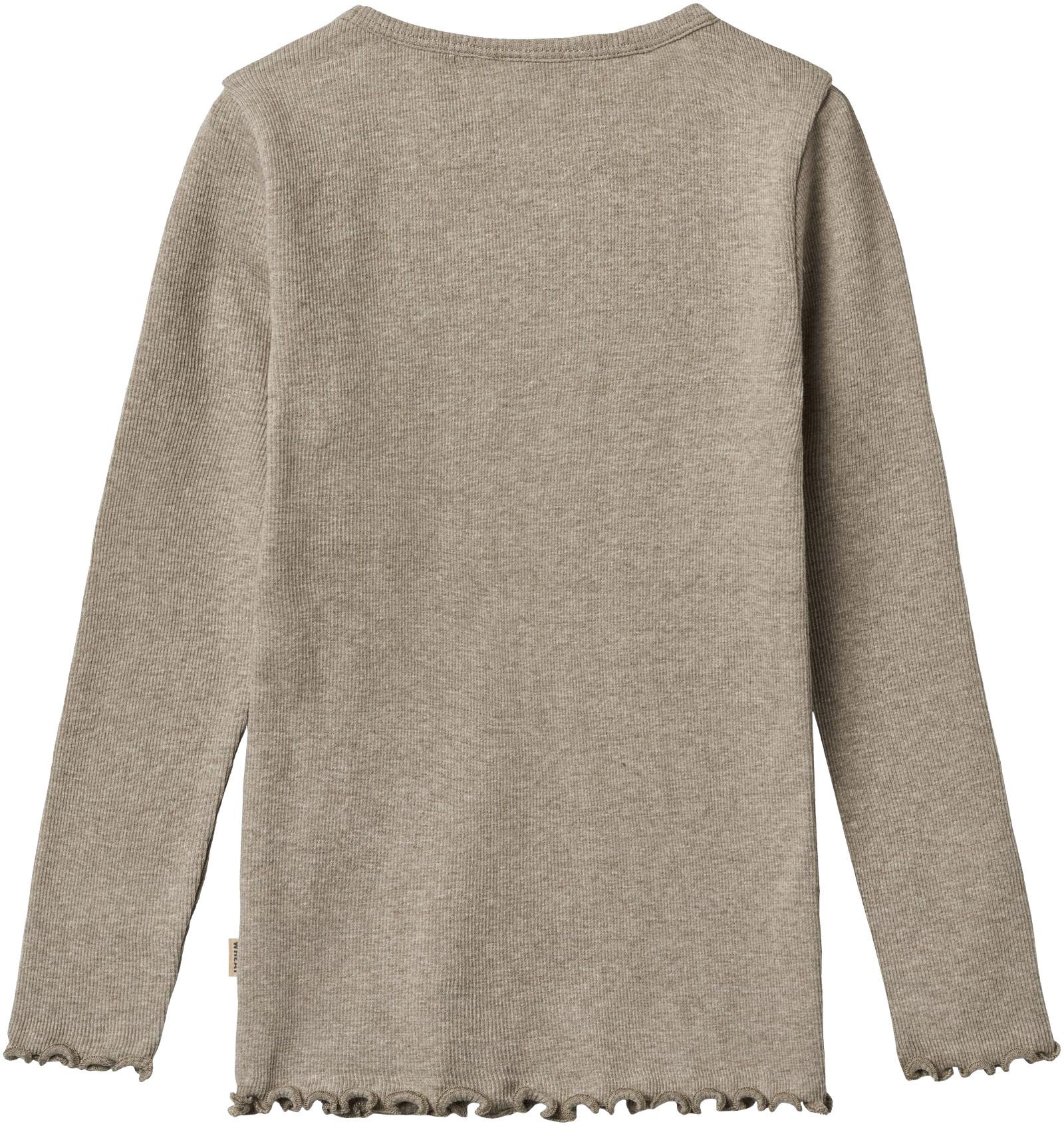 WHEAT Shirt met lange mouwen Rib T-Shirt L/S Ida