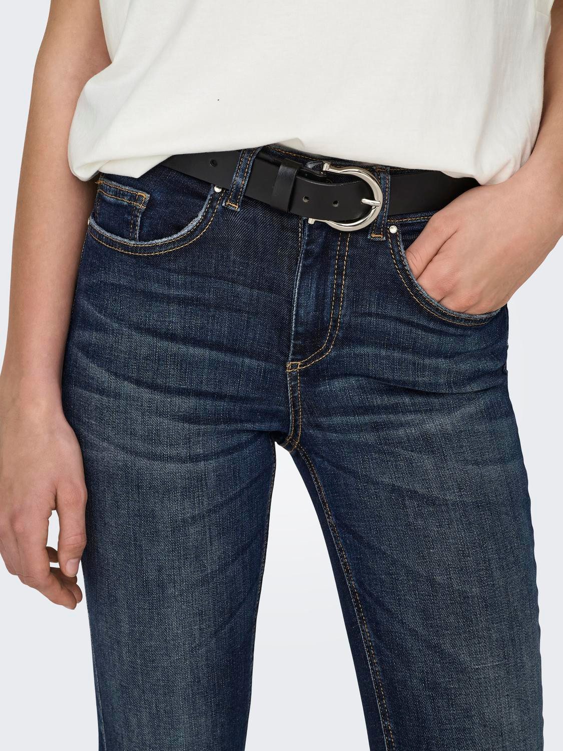 Only Skinny fit jeans ONLBLUSH MID SK ANKLE RW DNM DOT245 NOOS
