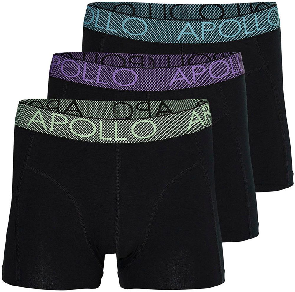 Apollo Boxershort MEN BOXERSHORTS met hoog katoenpercentage, elastisch en goed aan het lichaam aanpassend (3 stuks)