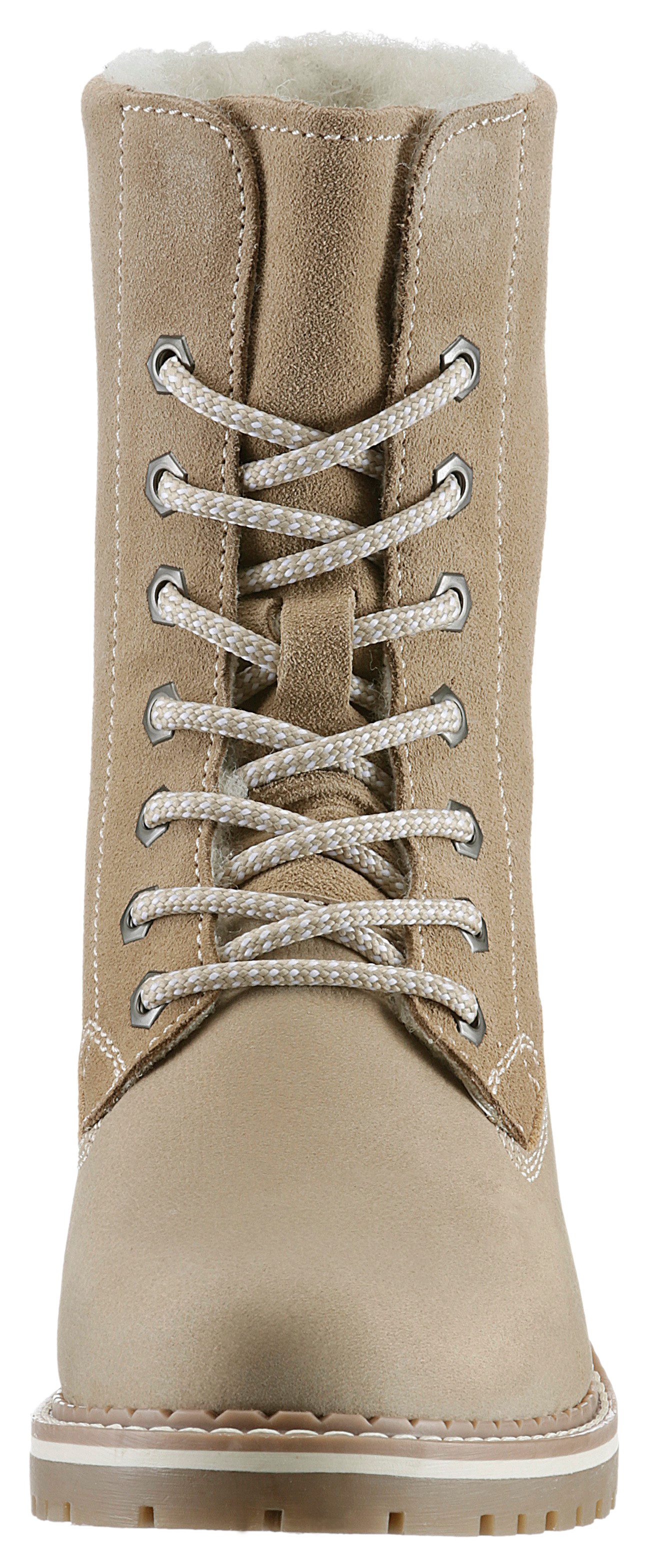 Tamaris Winterlaarzen hakken, winter-enkellaars, outdoorschoen met duo tex-uitrusting