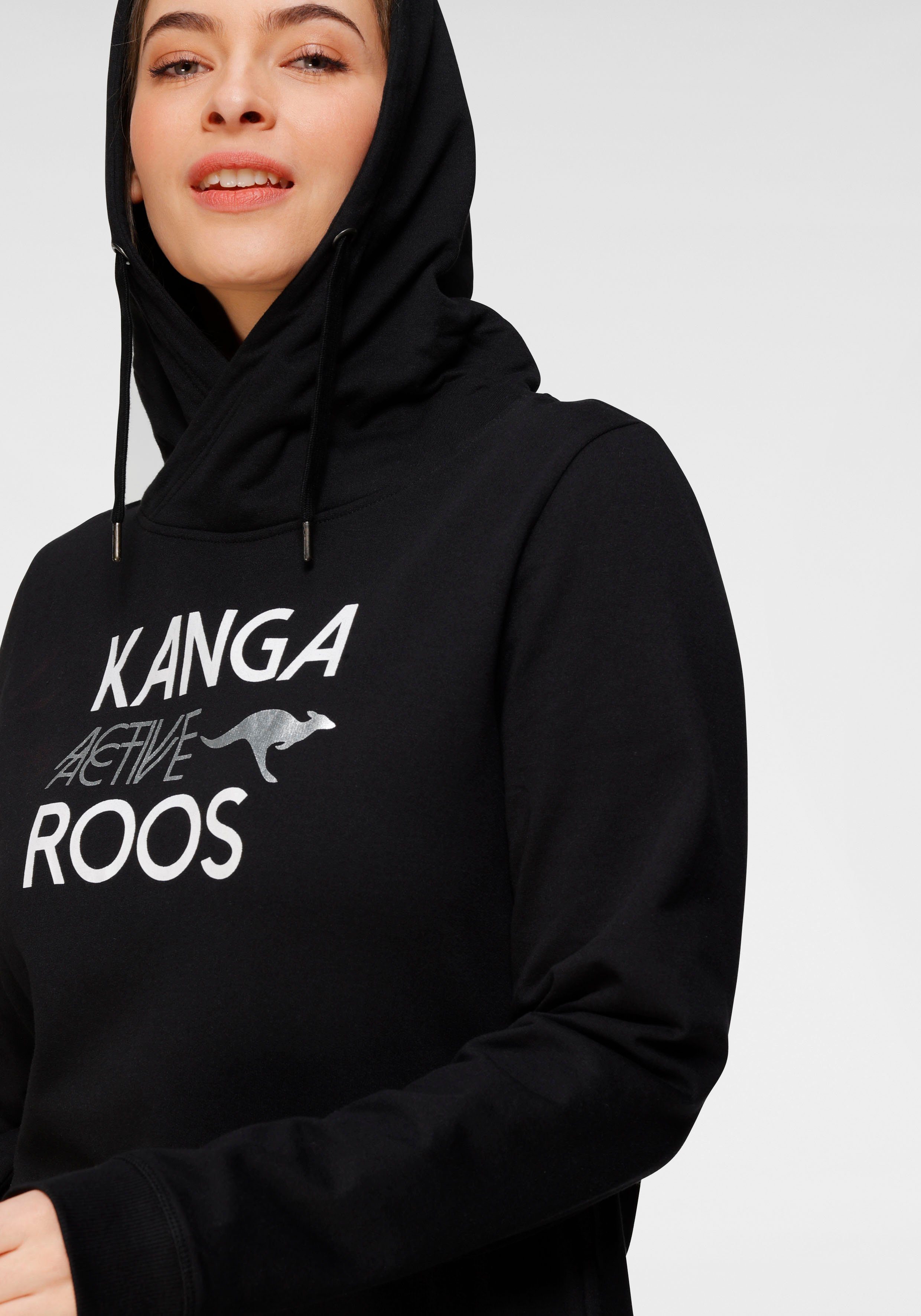 KangaROOS Sweatshirt lange mouwen, figuurvolgende pasvorm