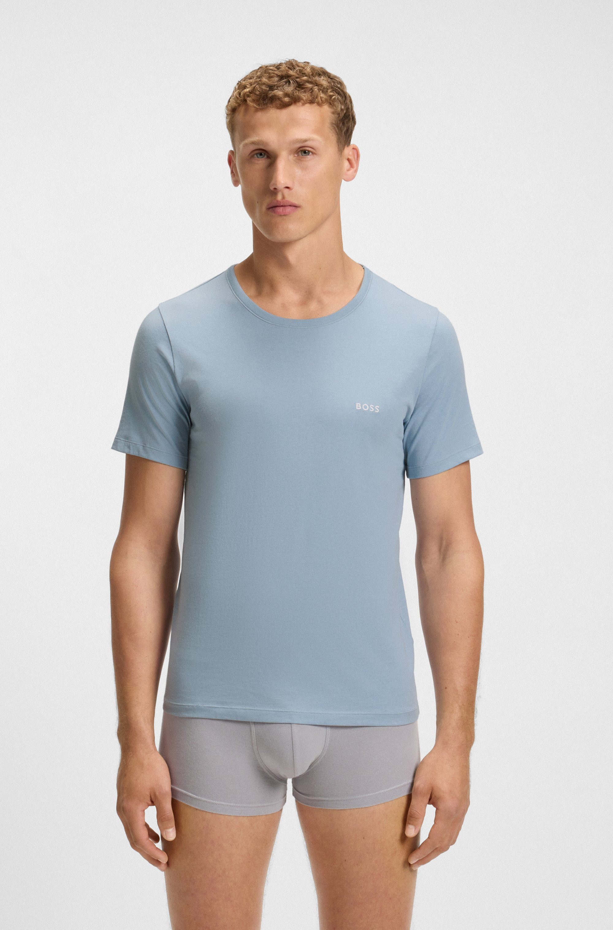 BOSS T-shirt TShirtRN 3P Classic (3-delig)