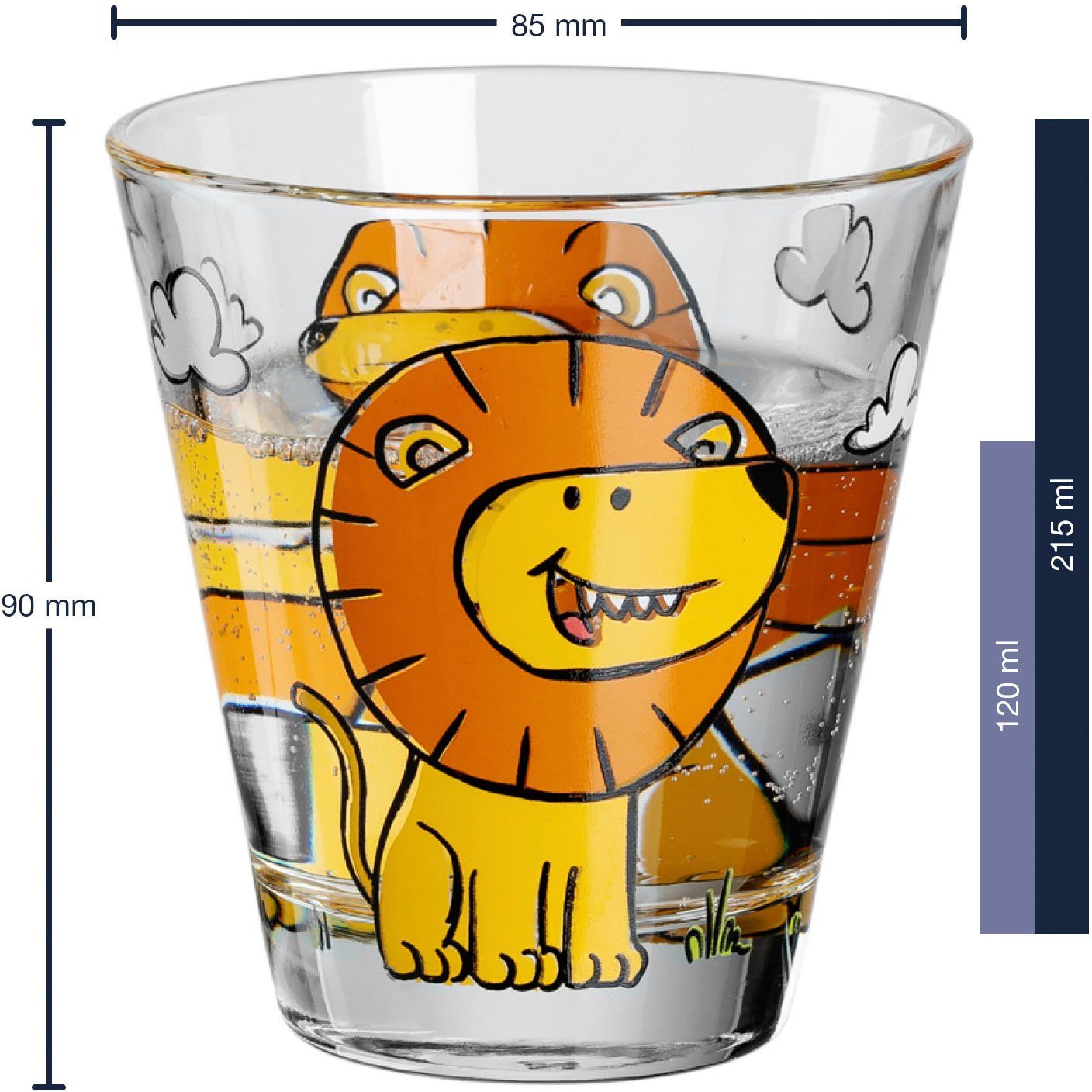 LEONARDO Kinderbeker Bambini 215 ml(set, 6-delig)