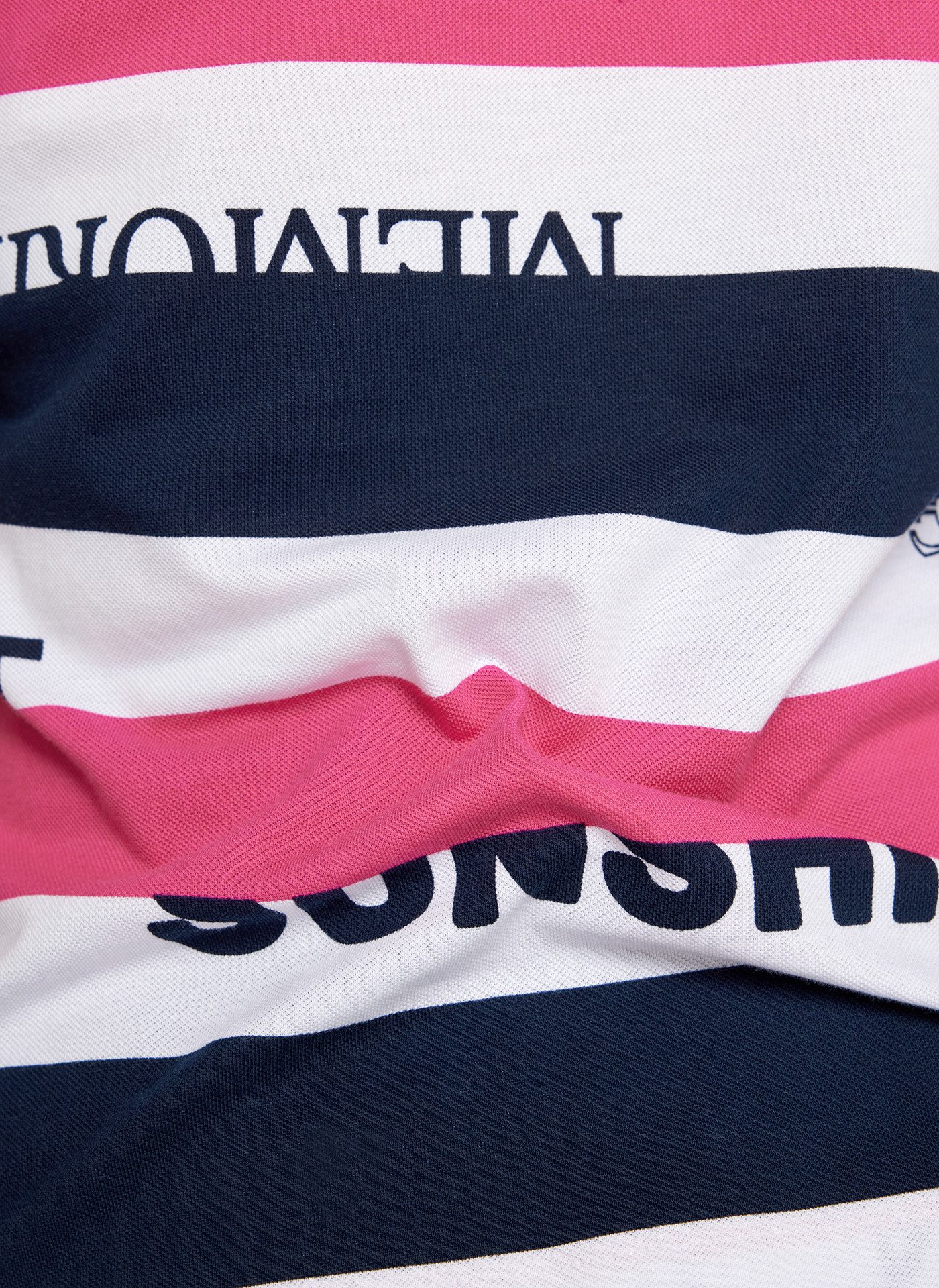 Rabe Poloshirt met colourblocking