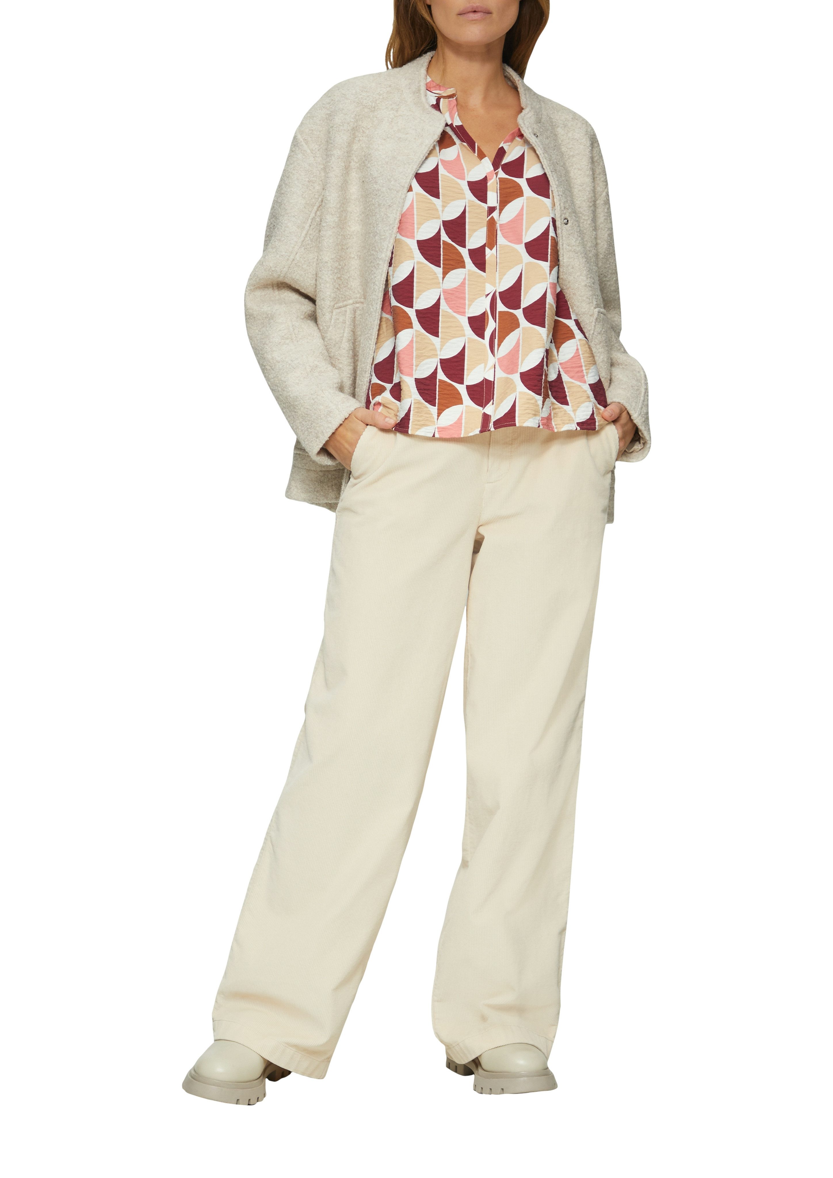 s.Oliver Blouse met lange mouwen met print all-over