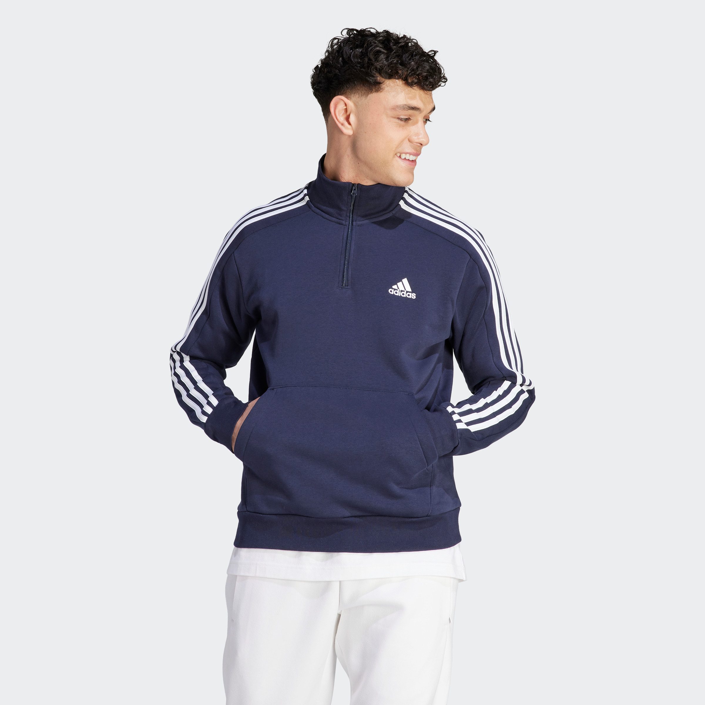 Adidas Sportswear Sweatshirt M 3S FL 1/4 Z