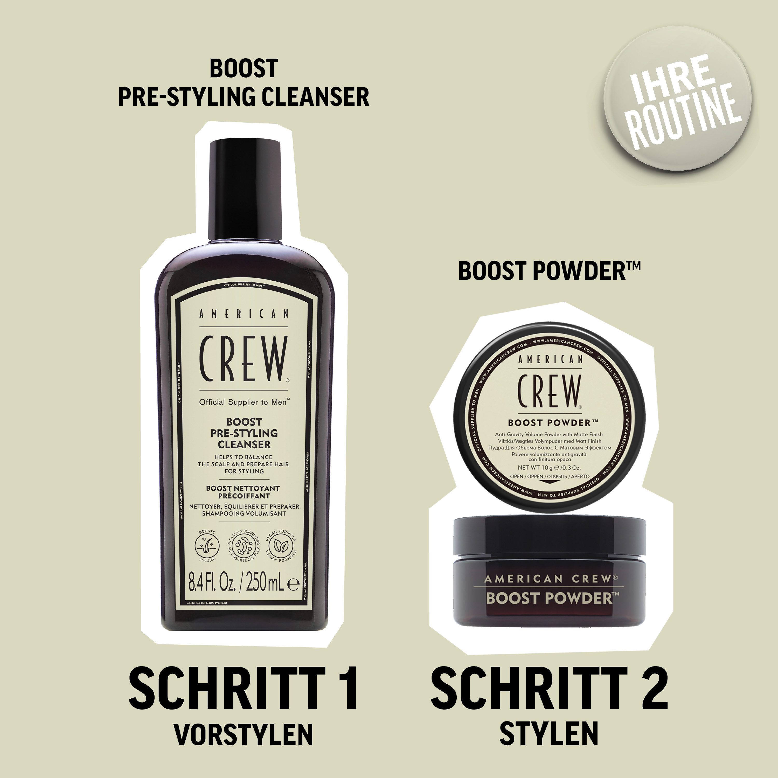 American Crew Haarshampoo Boost Pre-Styling Cleanser Shampoo 250ml (1-delig)